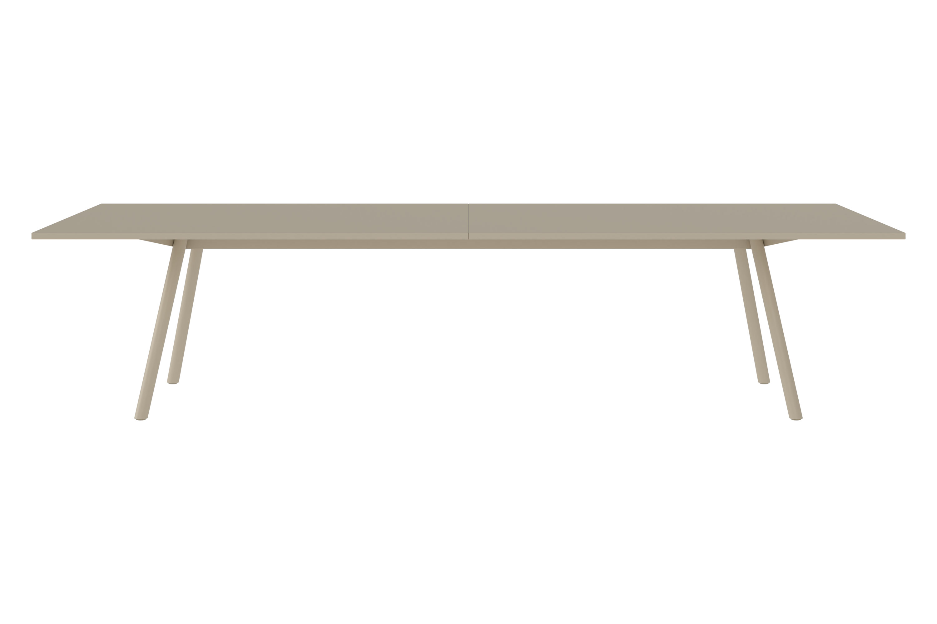 Masa Tischplatte von New Tendency, Esstisch in Beige mit schlichtem, modernem Design.