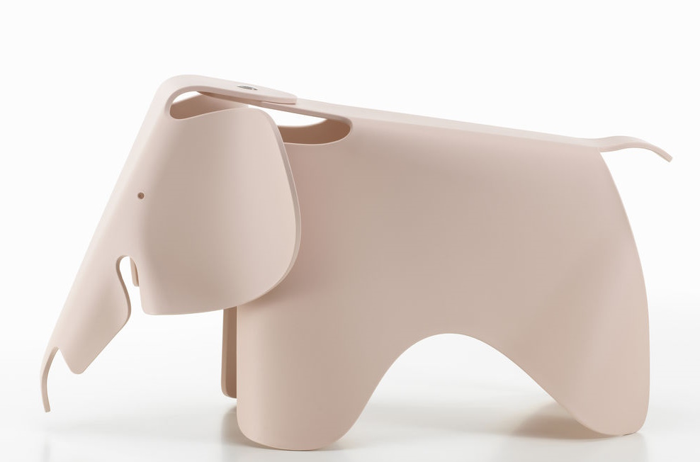 Eames Elephant-kruk RE Vitra lichtroze
