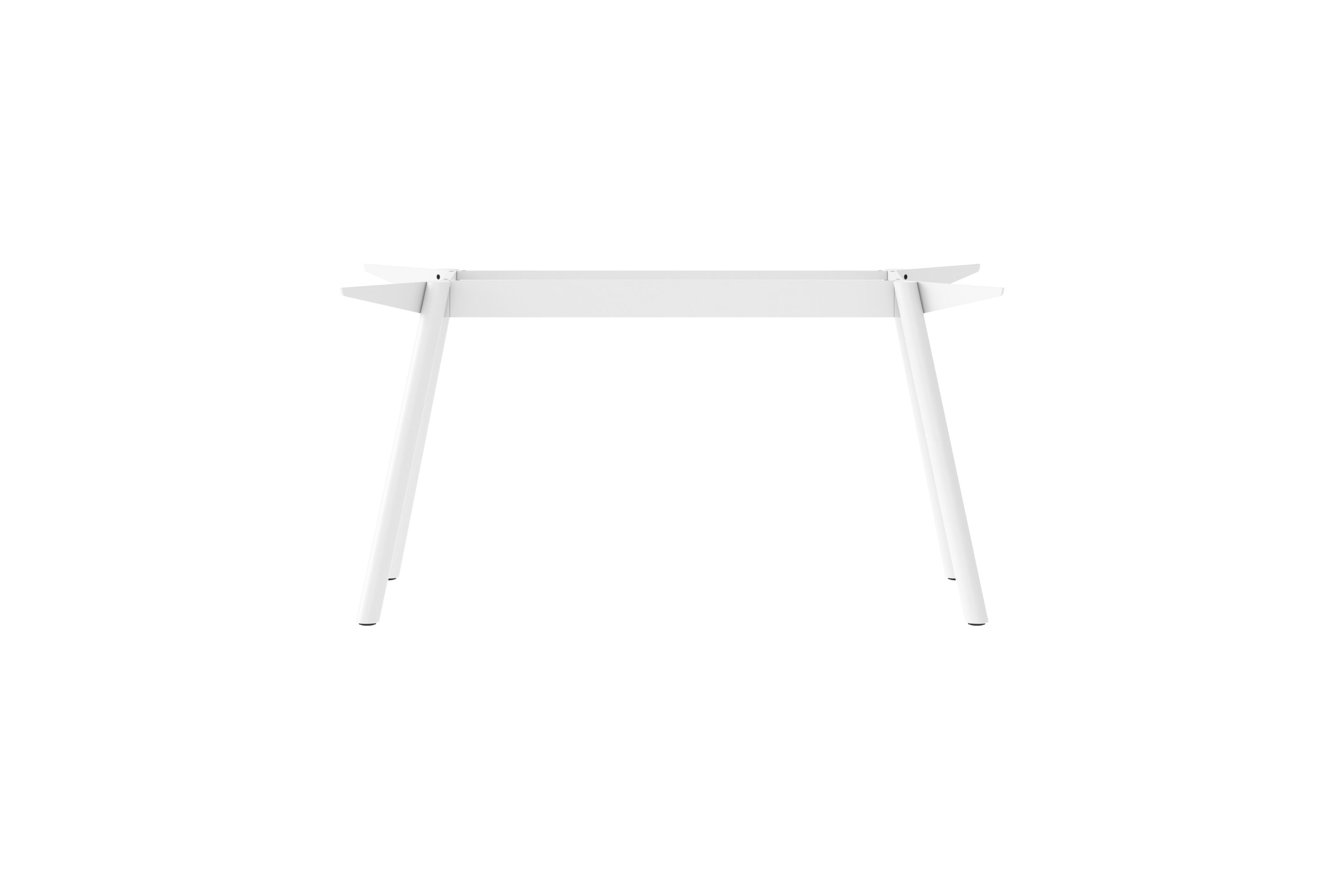Weißes Masa Tischgestell aus Stahl von New Tendency, minimalistisches Design für Esstische und Schreibtische.