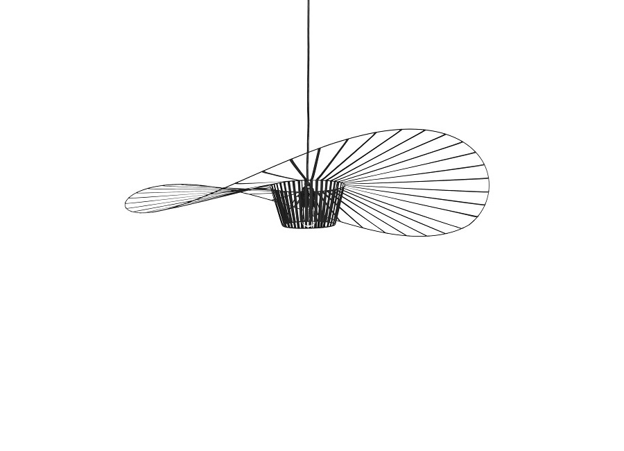Schwarze Design Hängeleuchte aus Metall mit spiralförmigem Lampenschirm für moderne Inneneinrichtung. Dekorative Pendelleuchte für Wohnzimmer und Esszimmer.