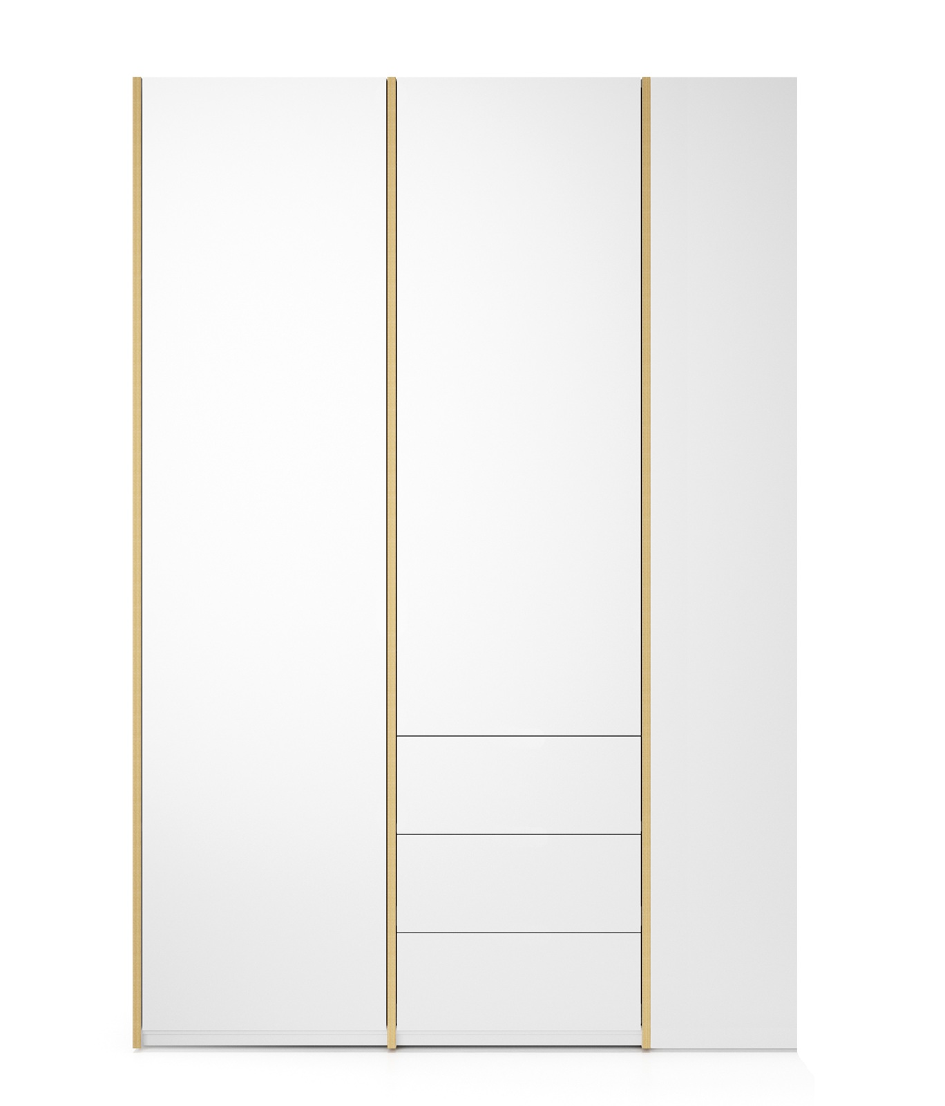 MODULAR PLUS-kastcombinatie met aanbouwrek rechts en 3 laden van Müller Möbelwerkstätten
