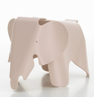 Eames Elephant Small klein RE Vitra lichtroze