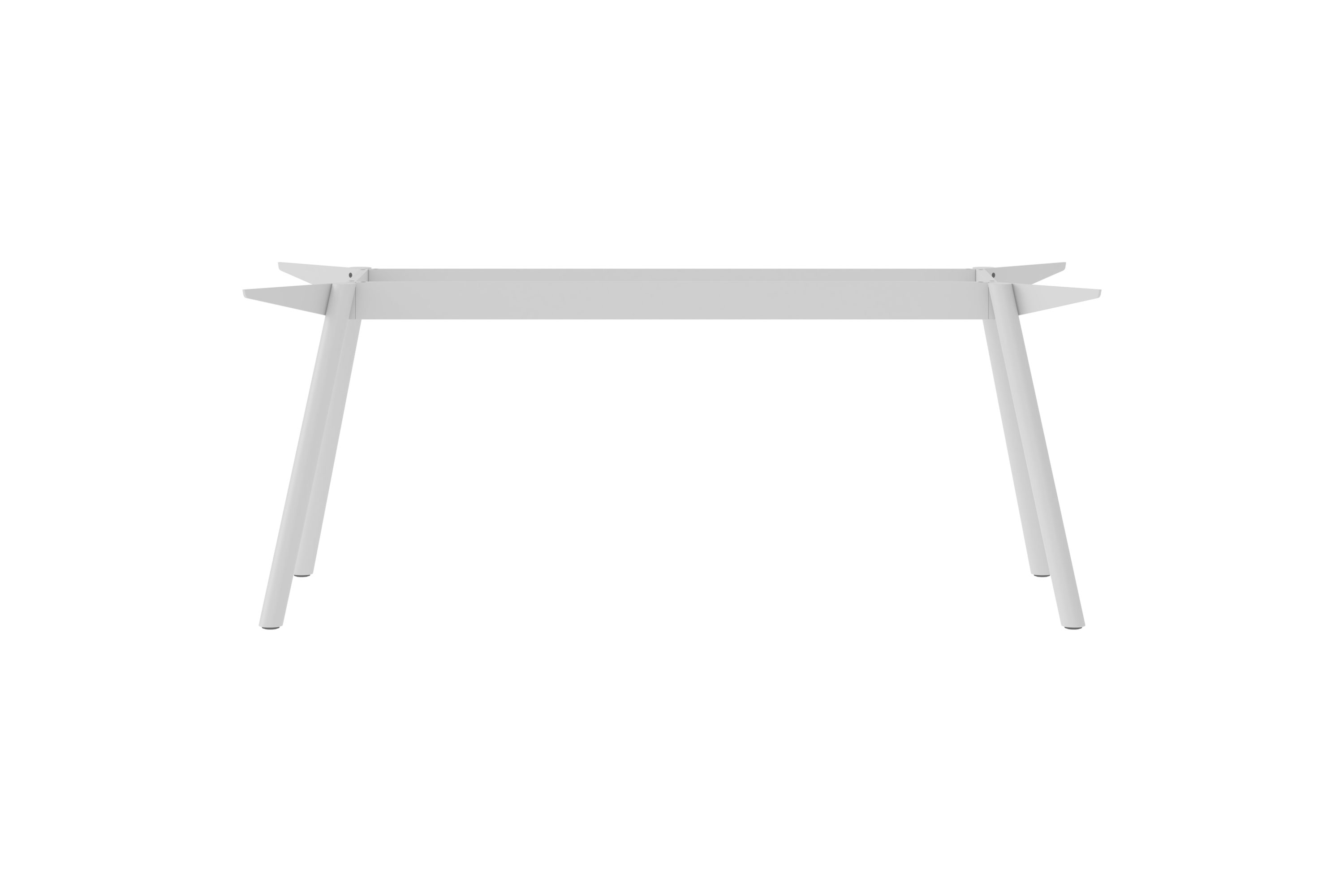 Weißes Masa Tischgestell aus Stahl von New Tendency, minimalistisches Design für Esstische und Schreibtische.