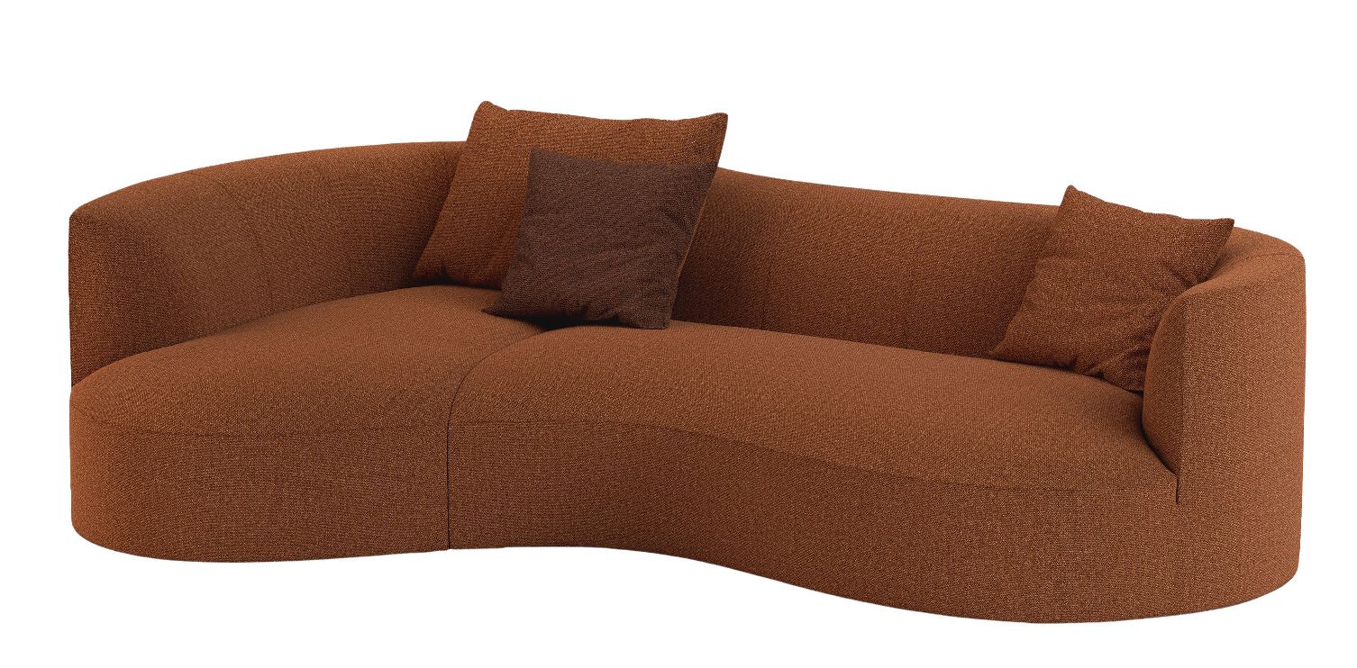 Siwa middelgrote bank met chaise longue Cor