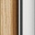 Licht eiken / aluminium