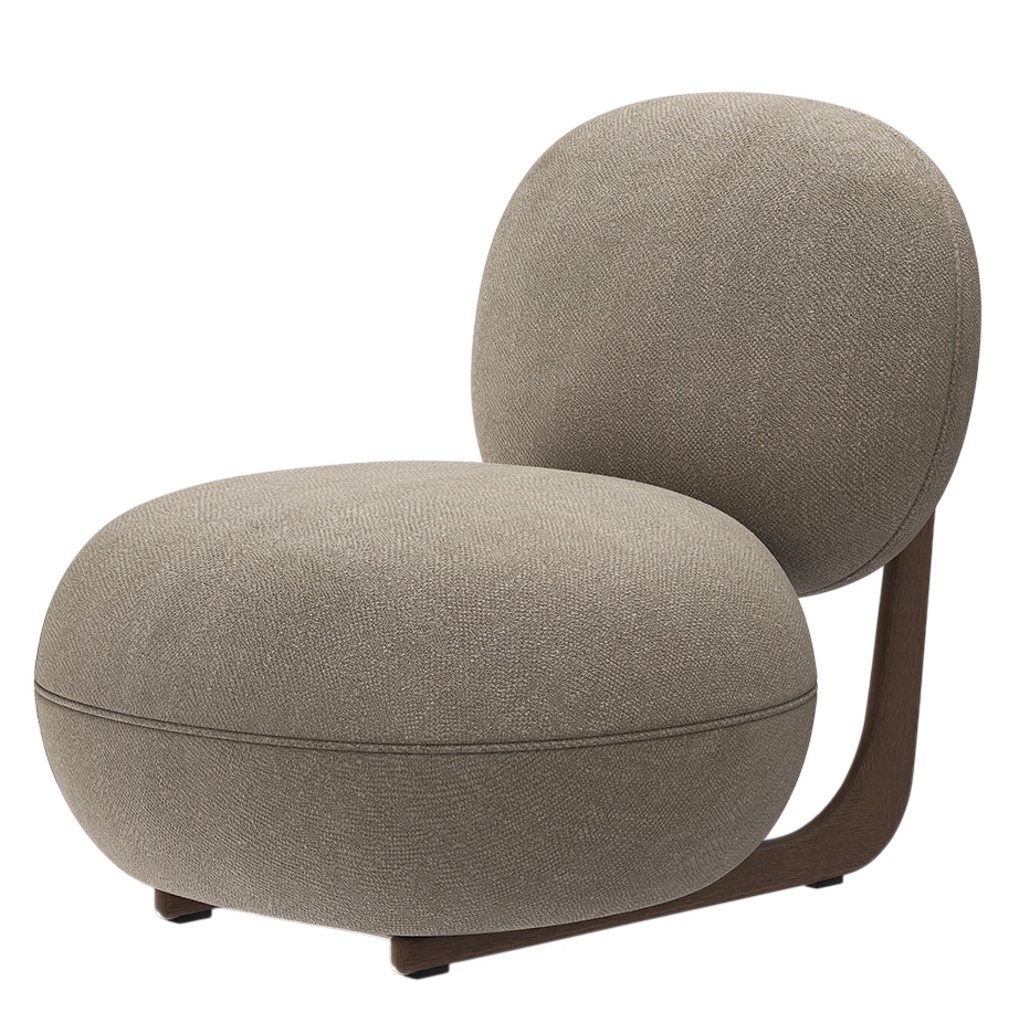 Copper Lounge Chair fauteuil met houten frame NORR11