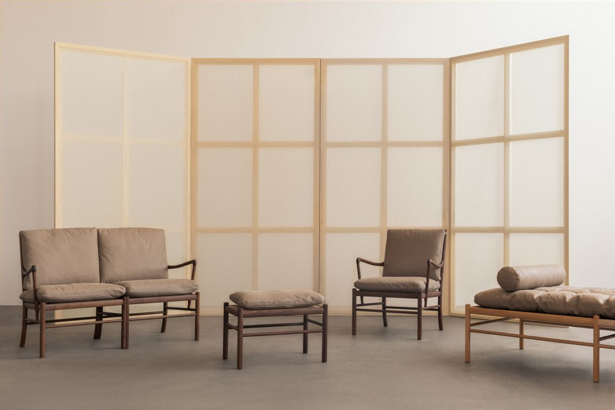 OW149-2 Colonial tweezitsbank van Carl Hansen & Søn