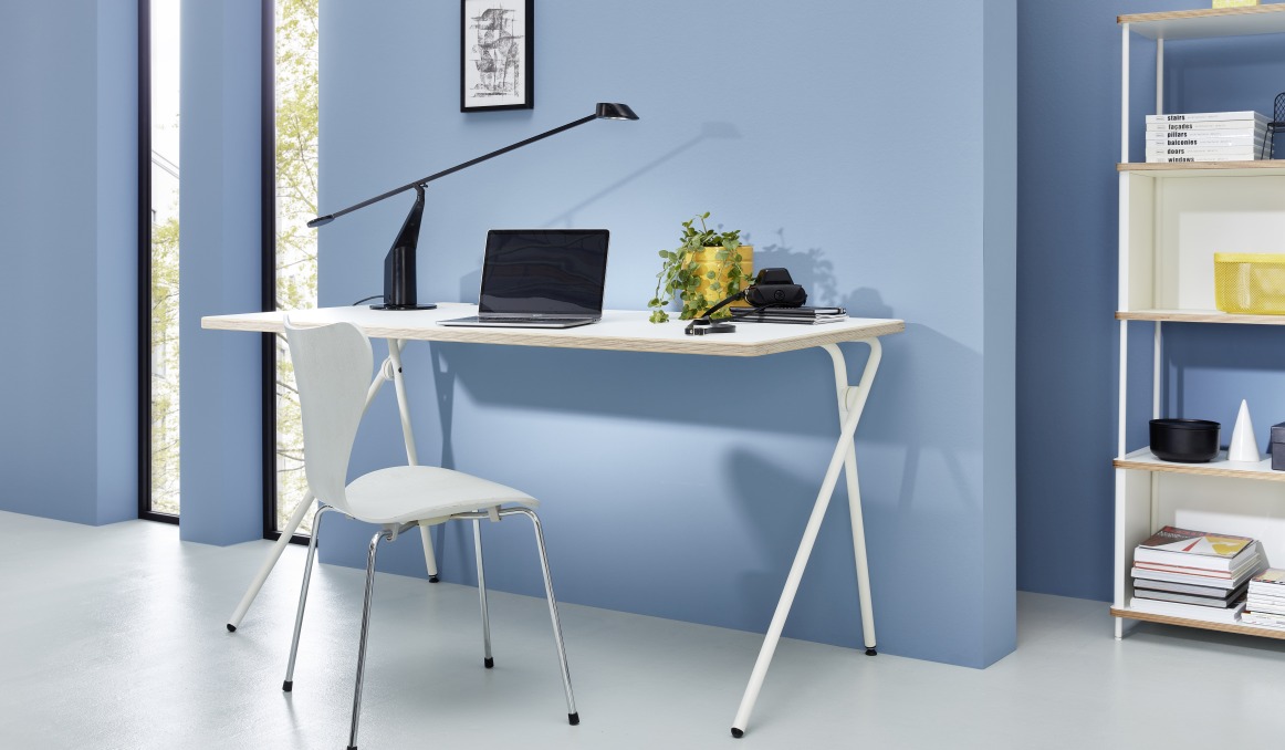 Plato opklapbaar secretaire / bureau van Müller Möbelwerkstätten