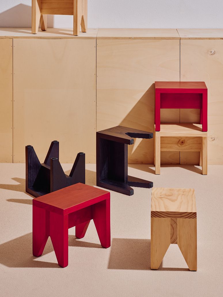 Manolito Stool Short Small kruk Hay