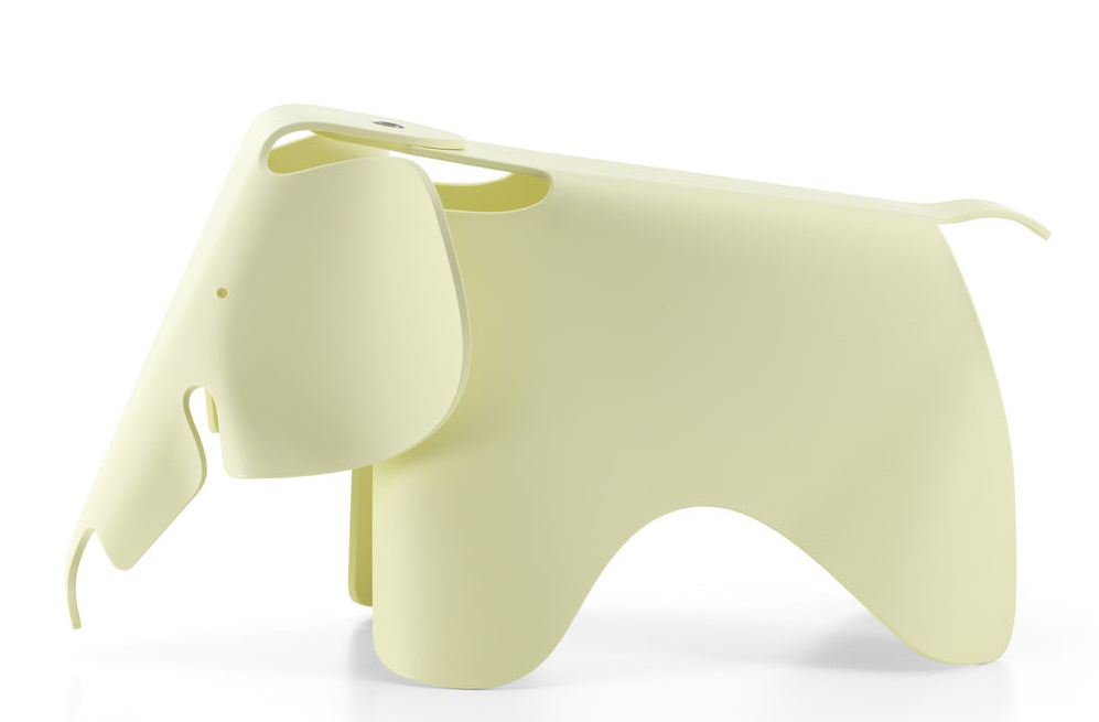 Eames Elephant-kruk RE Vitra Kanariegeel