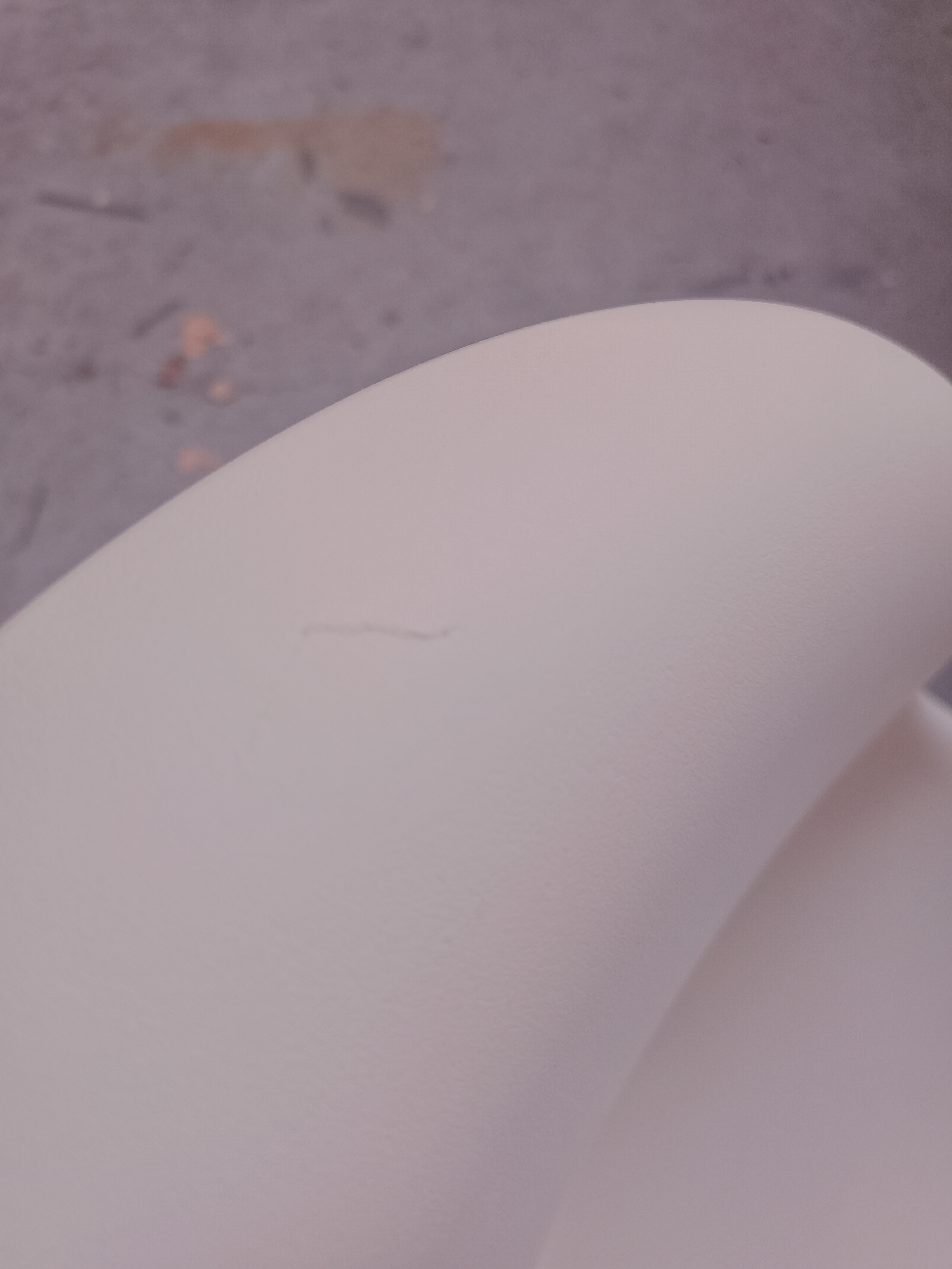 Panton Chair kunststof stoel beige Vitra SPECIALE VERSIE MET KLEINE GEBREKEN
