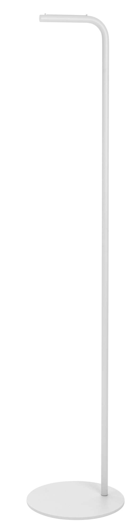 Weißer Schönbuch Bow Garderobenständer mit minimalistischem Design und runder Basis für Flur und Diele.