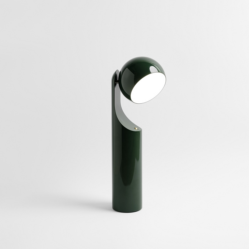 Grüne Mono Portable Reading Lamp Akkuleuchte von house of home, moderne Tischleuchte.