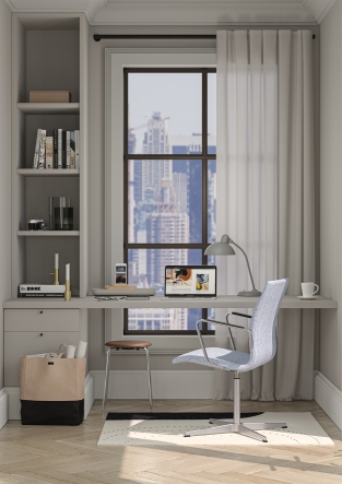 6556 T Tafellamp KAISER idell Fritz Hansen Easy grey