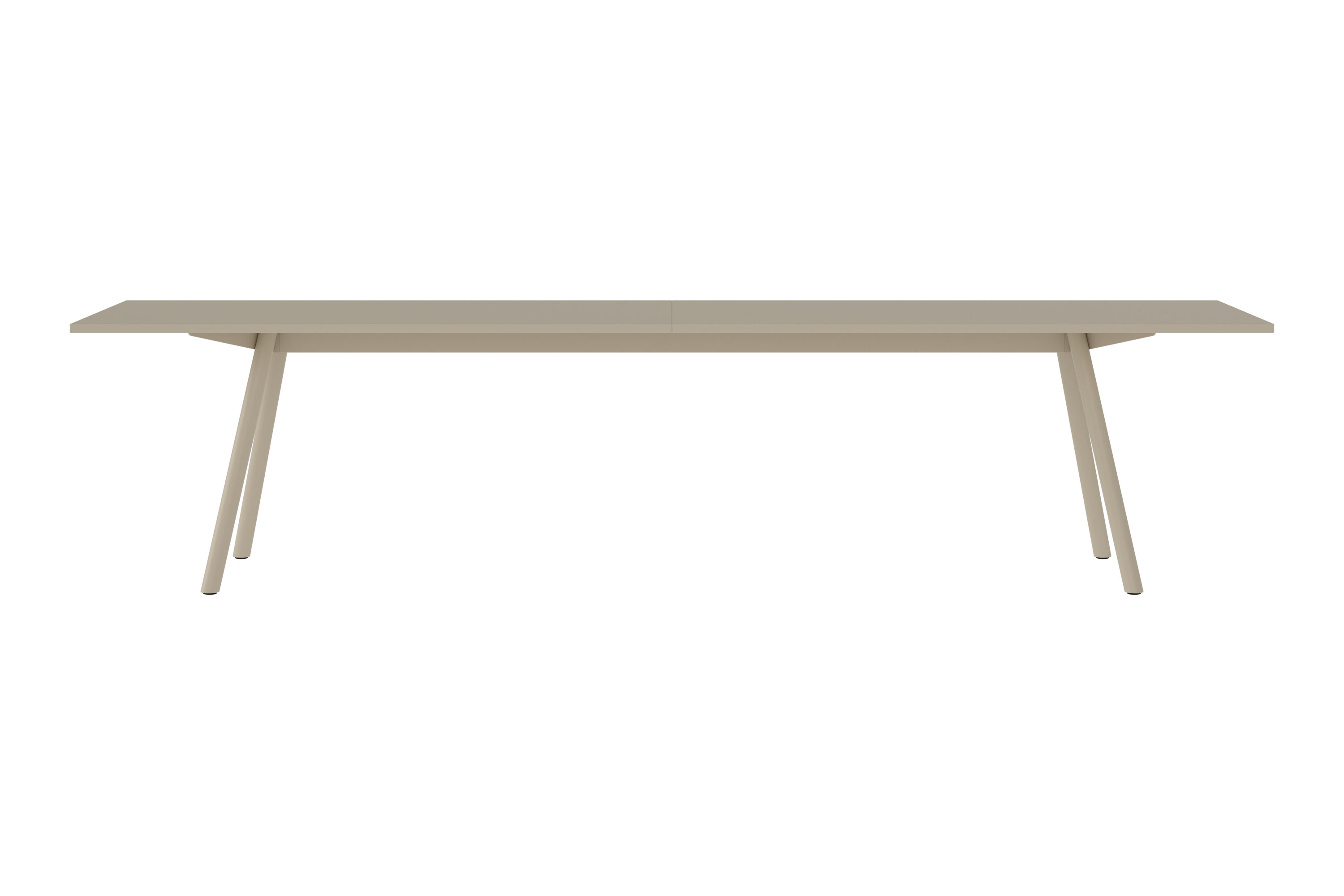 New Tendency Masa Tischplatte in Beige, moderner Esstisch für Esszimmer oder Büro.