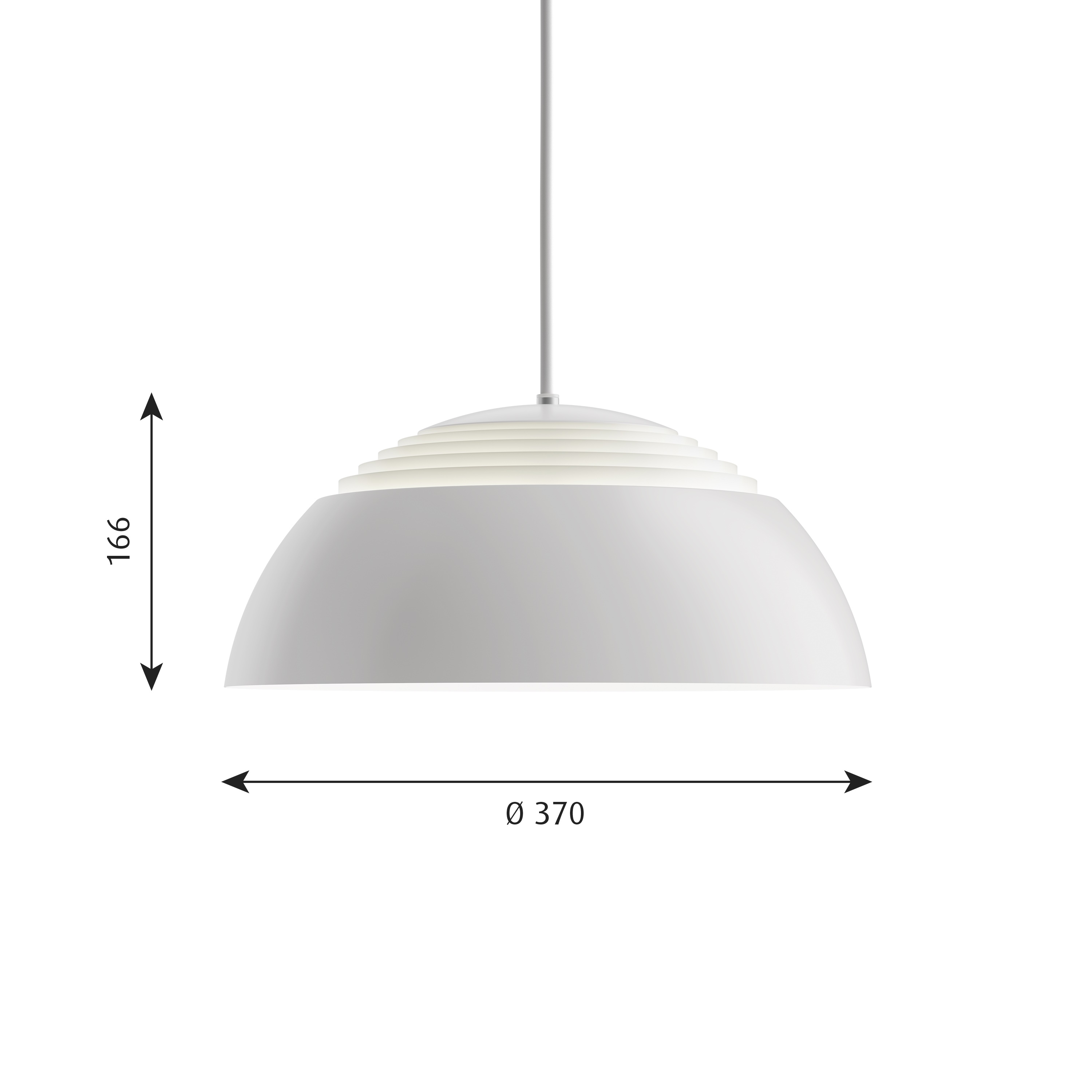 AJ Royal hanglamp van Louis Poulsen