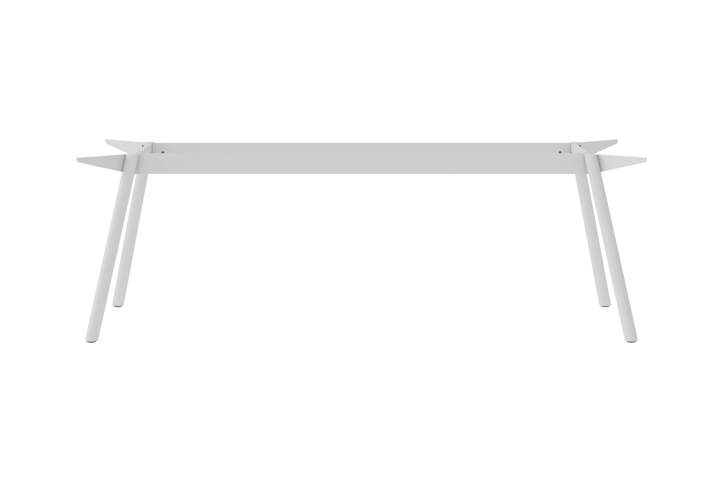 Weißes Masa Tischgestell aus Stahl von New Tendency, minimalistisches Design für Esstische und Schreibtische.