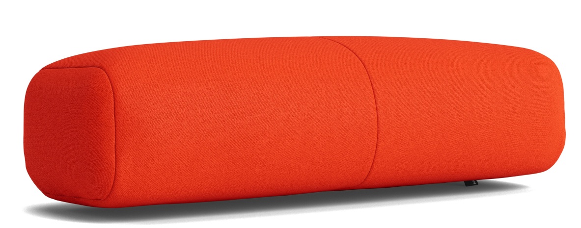 Oranges Cushion Kissen für Hay Quilton Lift Daybed Liege, modernes Wohnaccessoire für stilvolles Interieur.