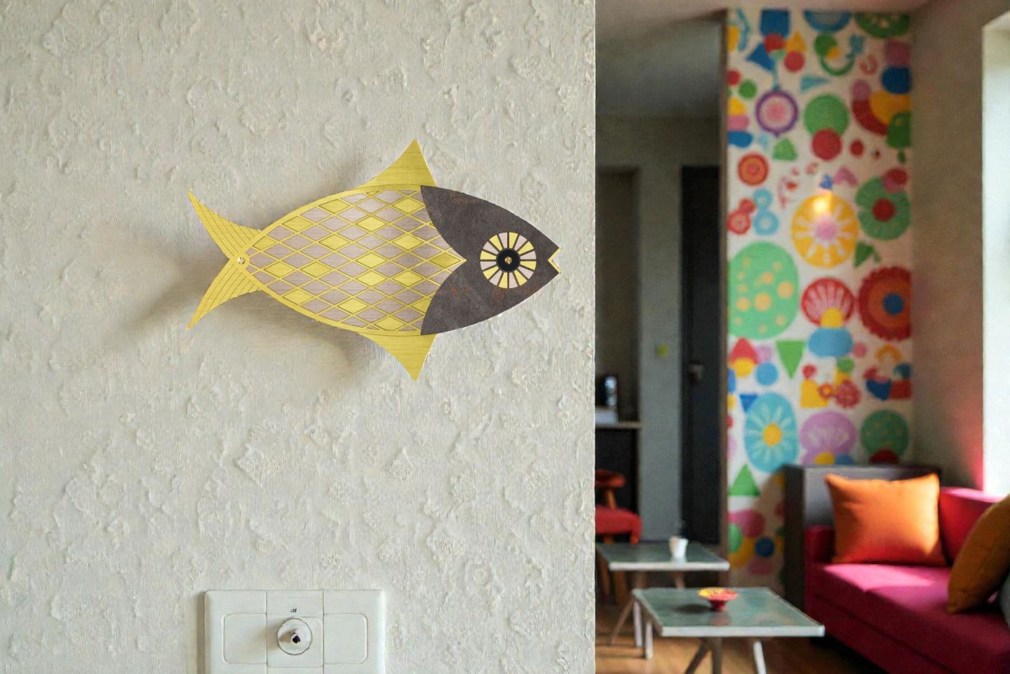 Lucky Fish vismasker goud Umasqu UNIEK EXEMPLAAR