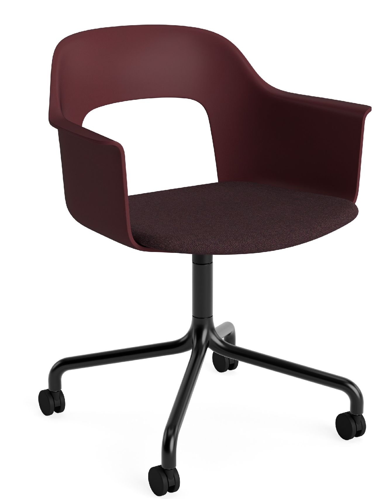 Layout fauteuil 263 met armleuningen van Hay