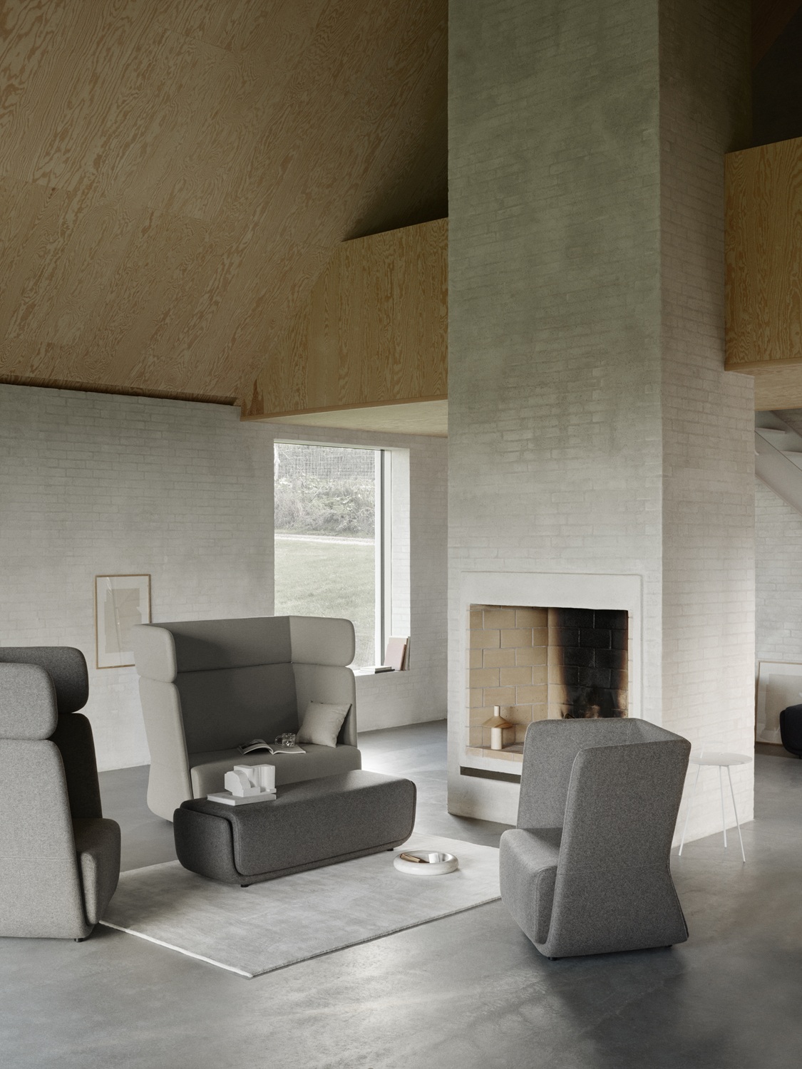 Basket Armchair fauteuil High Softline