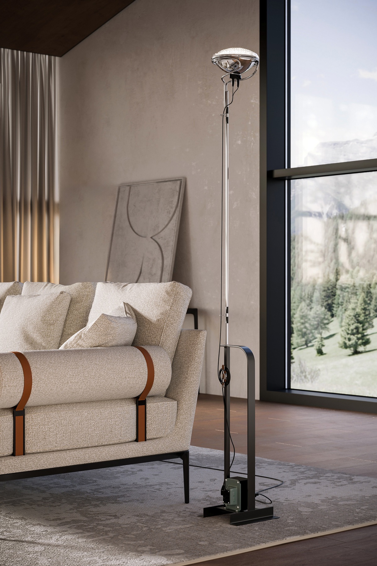 Toio staande lamp van Flos voor indirect licht - Diverse kleuren
