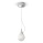 1x hanglamp op inbouwvoet