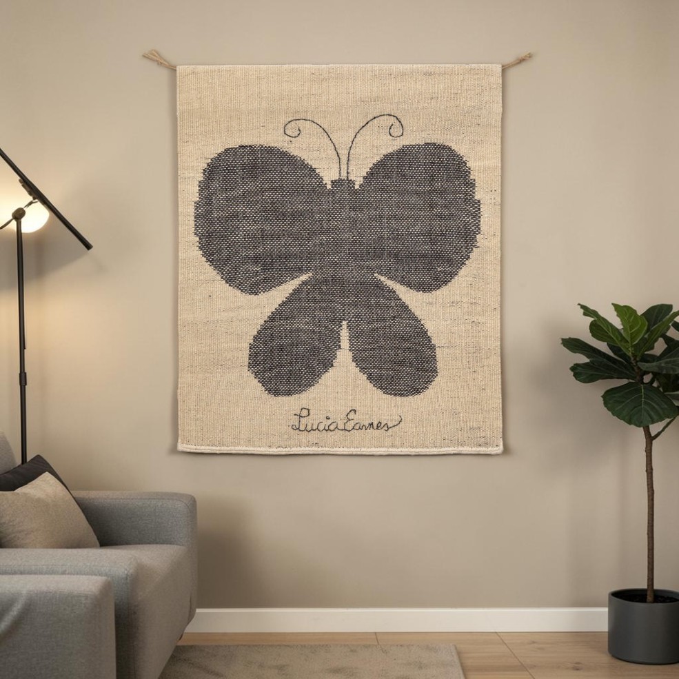 Lucia Eames Butterfly Tapestry wandtapijt van Nanimarquina