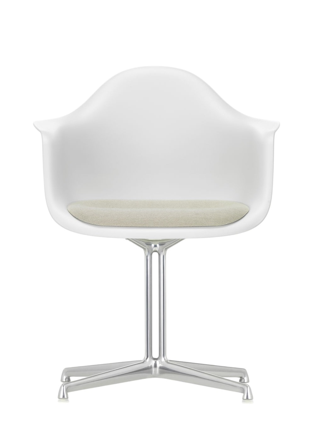 Eames Plastic Arm Chair DAL met zitkussen van Vitra
