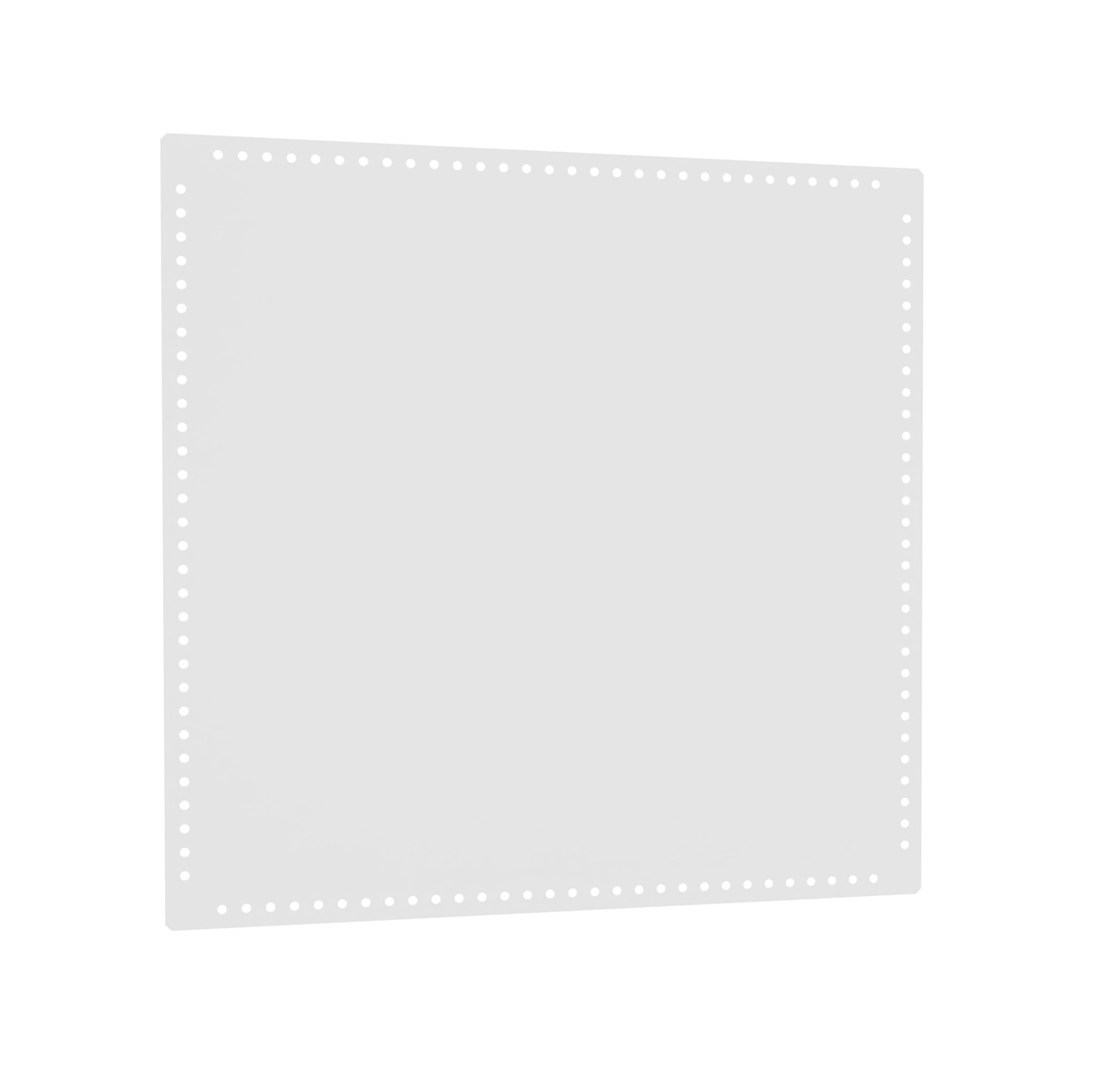 USM Haller geperforeerde legplank, reserveonderdeel 50 x 35 cm, zuiver wit