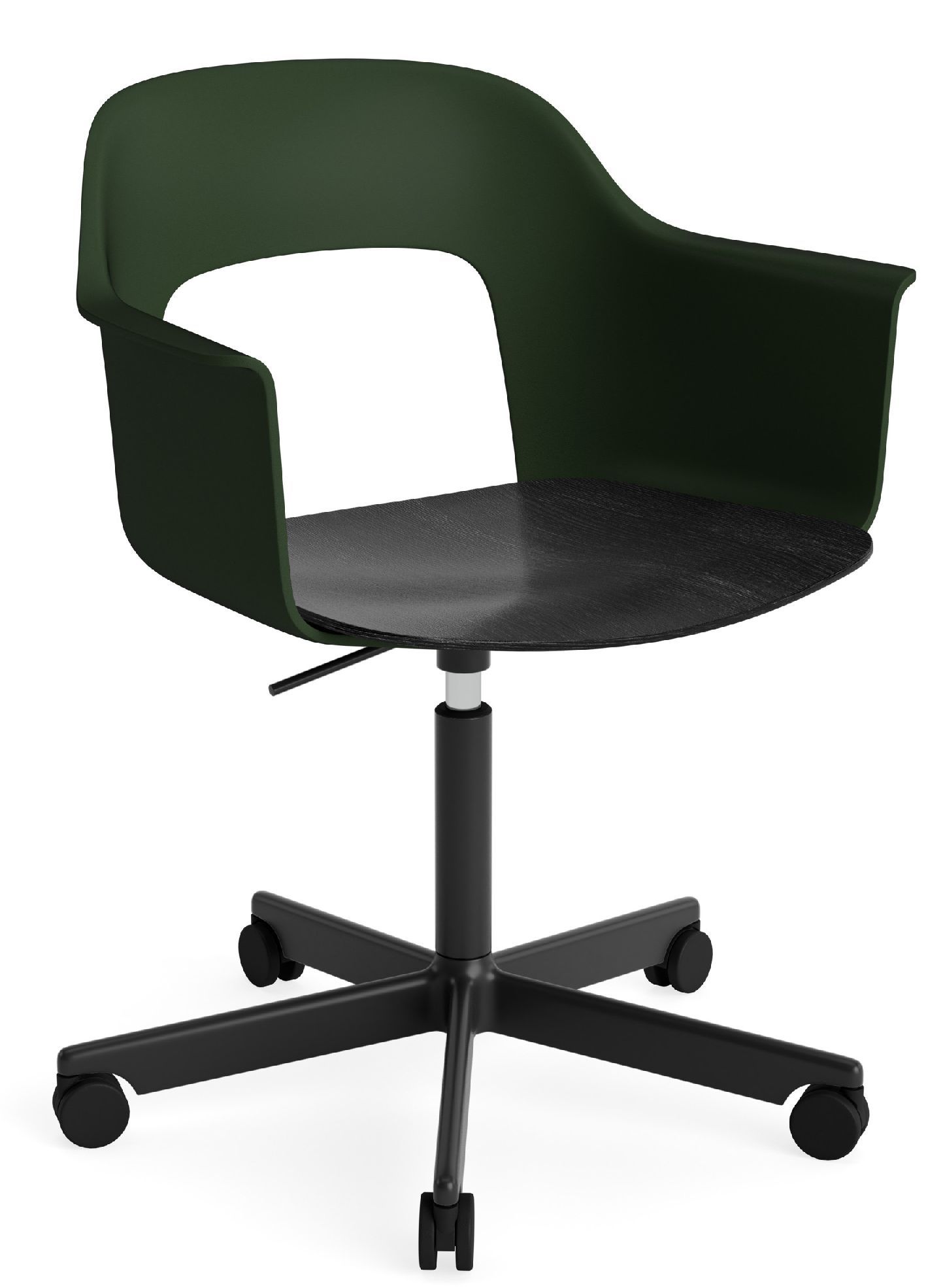 Layout Armchair 242 Fauteuil met 4-sterrenvoet, gasveer en draaifunctie Hay