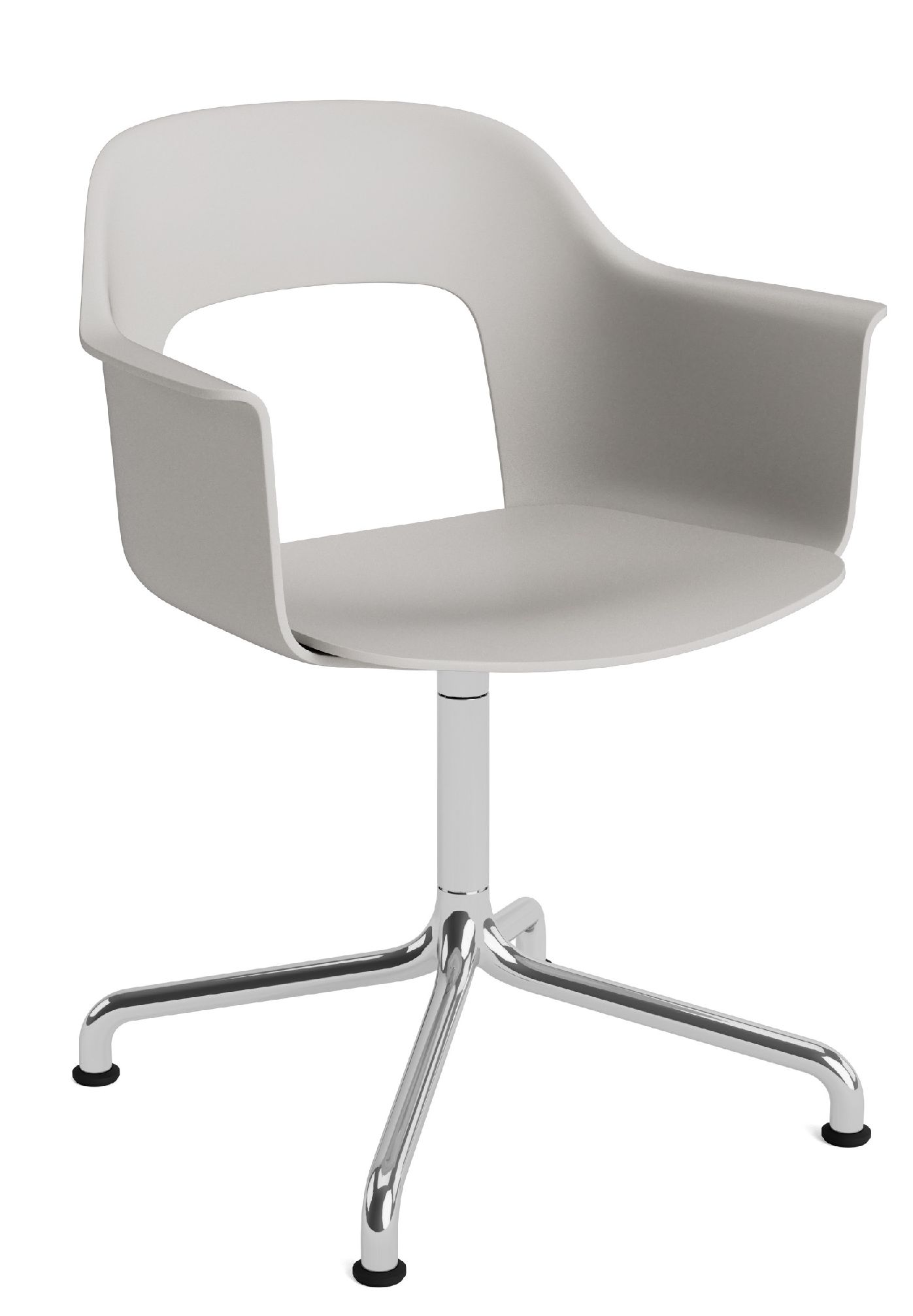 Layout Armchair 251 Fauteuil met 4-sterrenvoet, draaivoet met gebogen voetkruis Hay