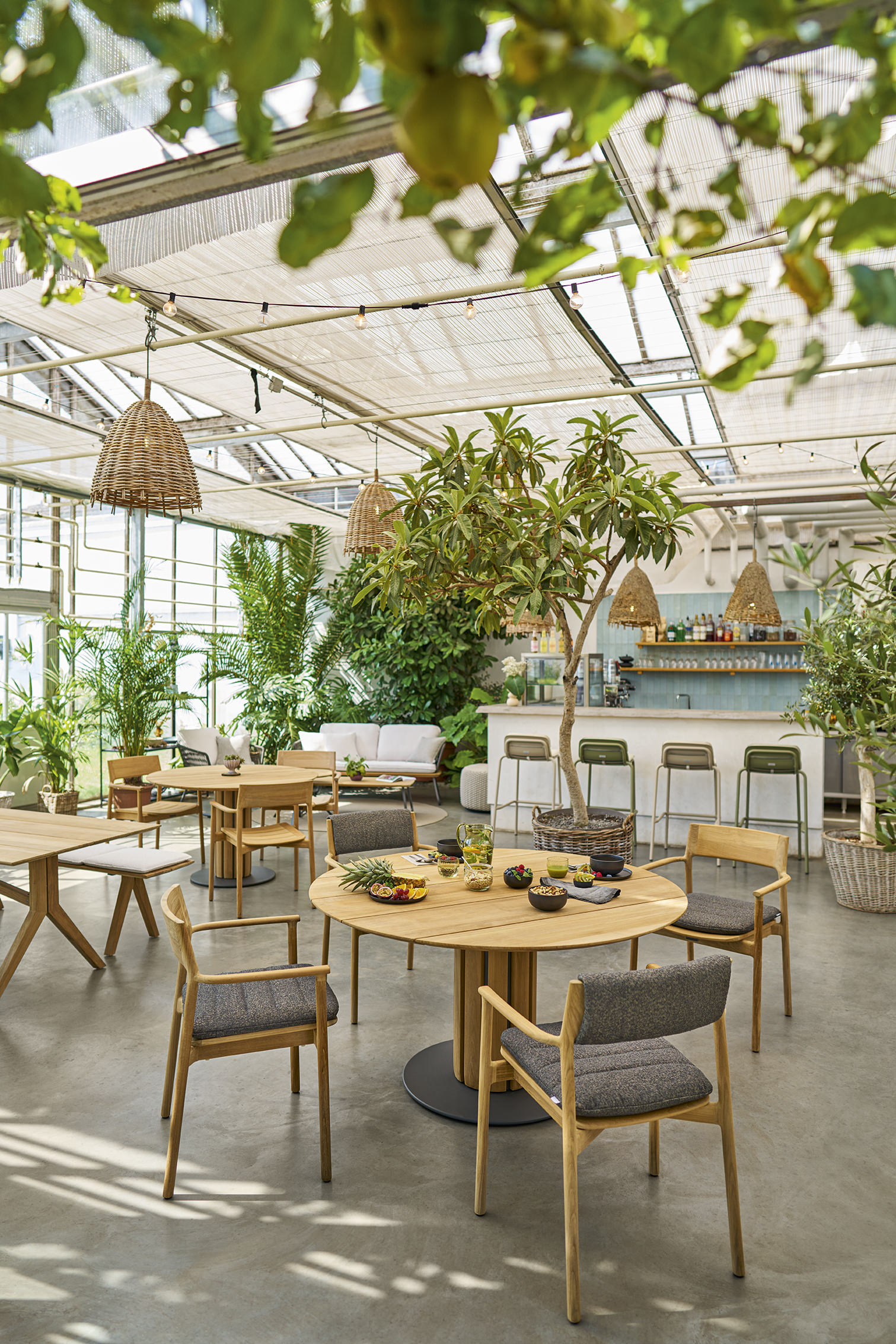 Teva ronde tafel / eettafel Weishäupl