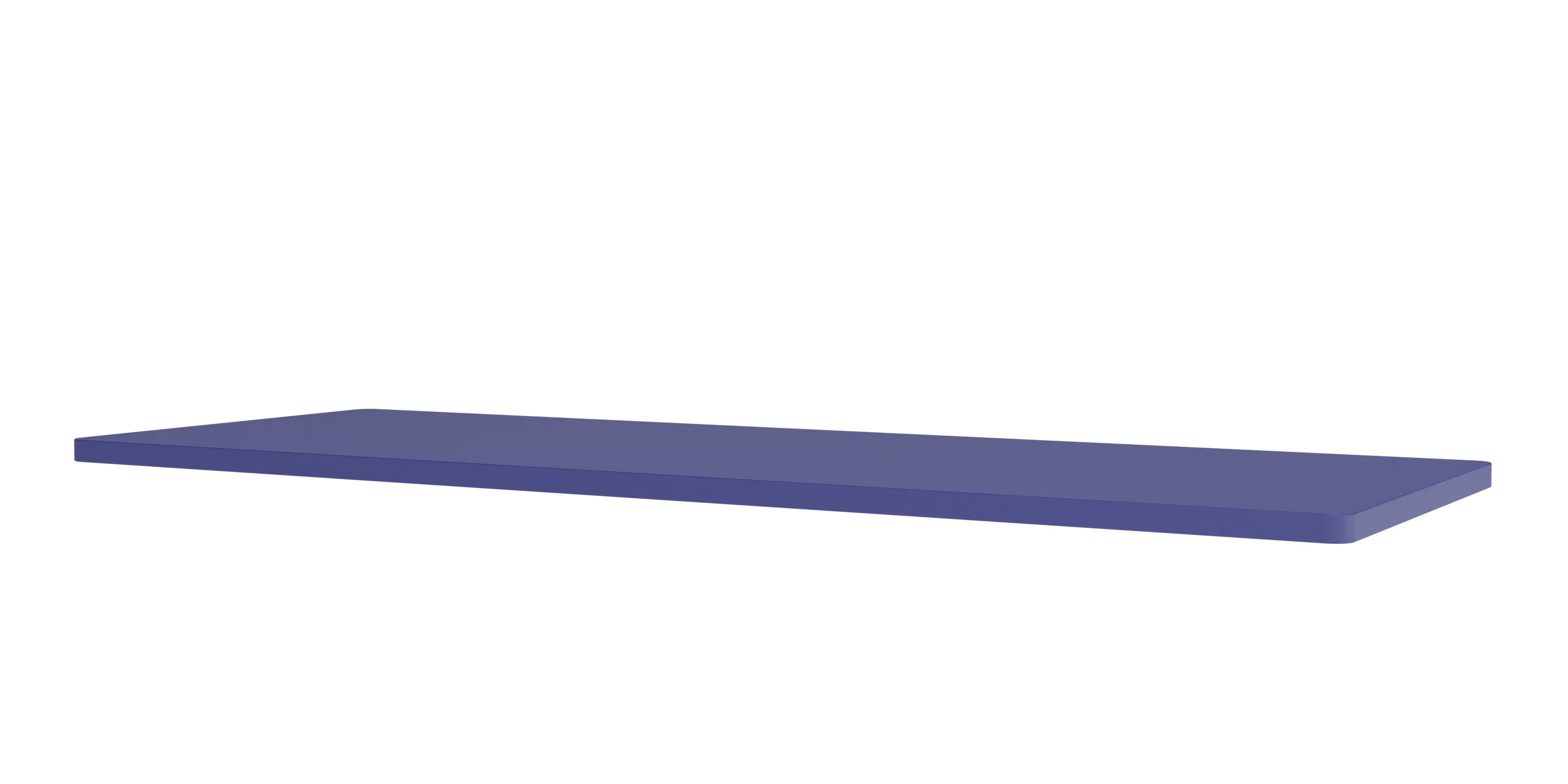 Blaue Panton Wire Abdeckplatte von Montana, 70 cm breit, für modulare Regalsysteme.