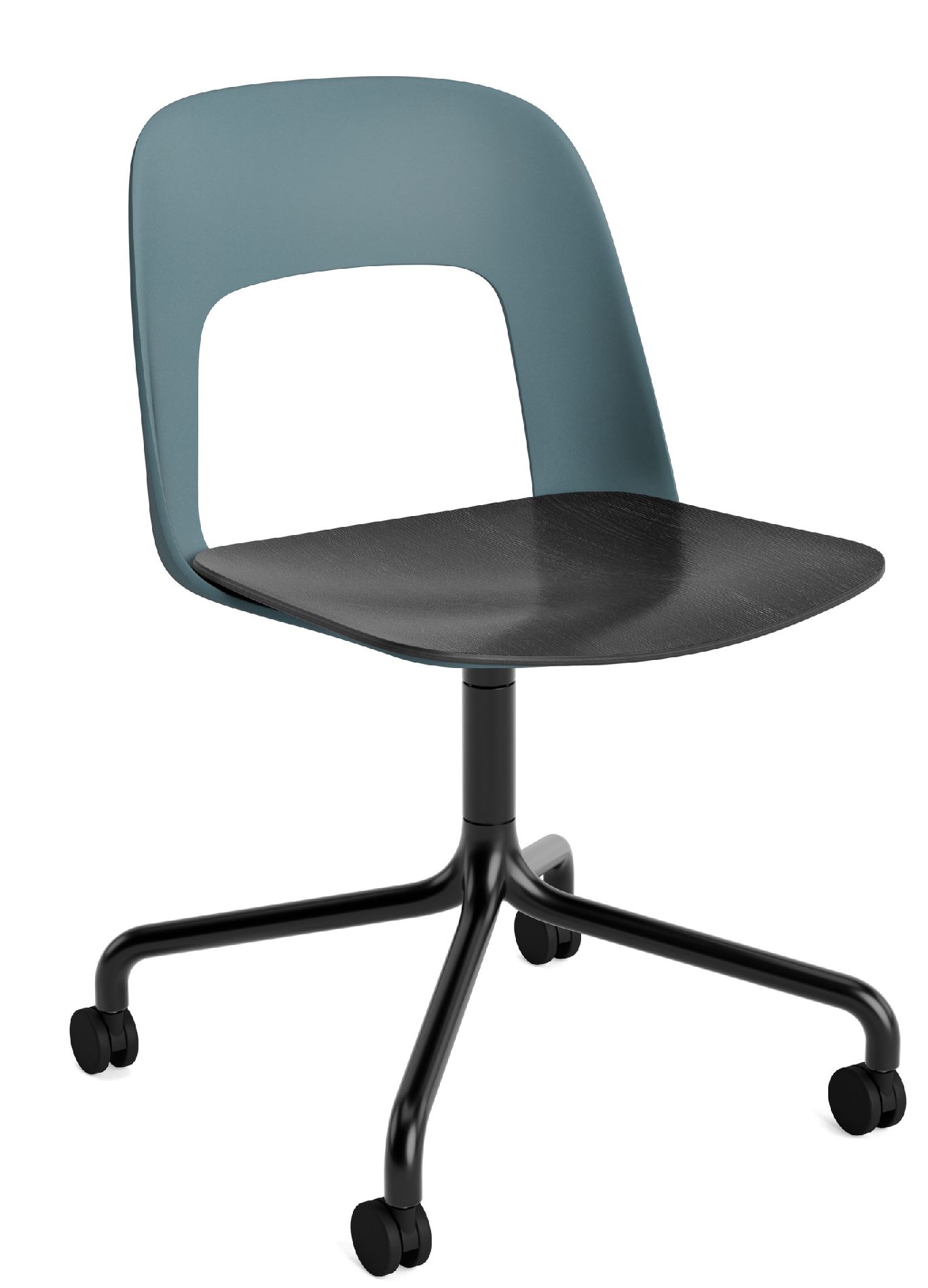 Layout Side Chair 162 draaistoel met vierpoot Hay