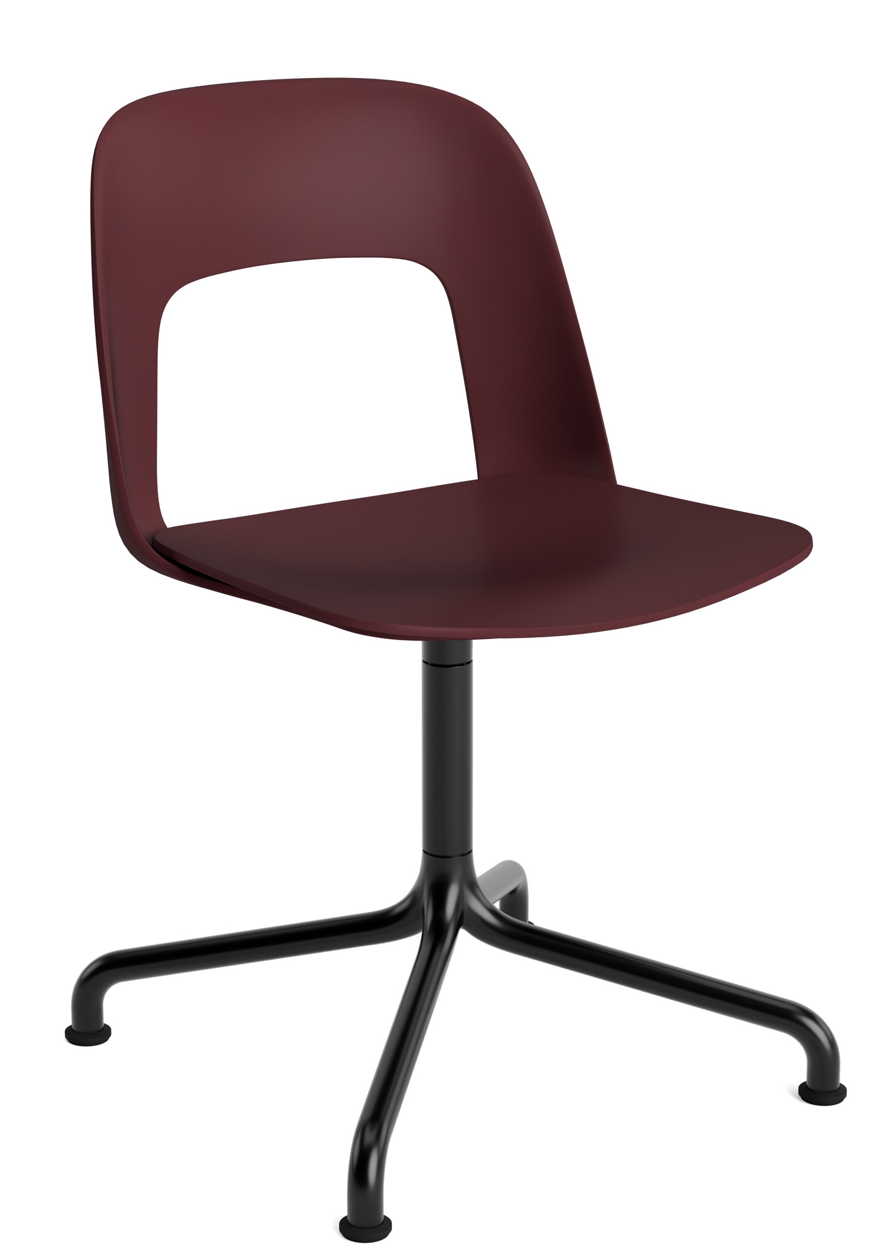 Layout Side Chair 151 draaistoel met vierpoot Hay