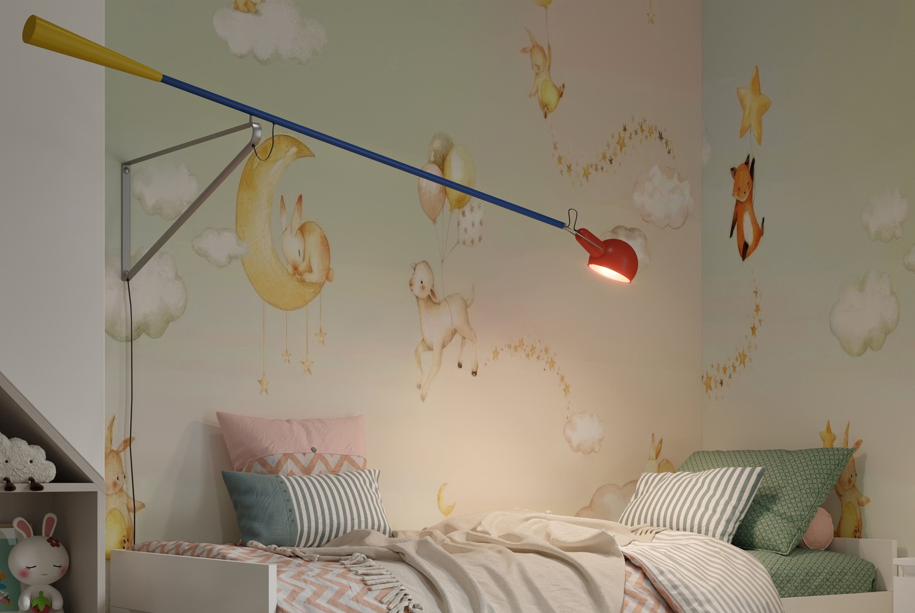 265 Small verstelbare wandlamp van Flos
