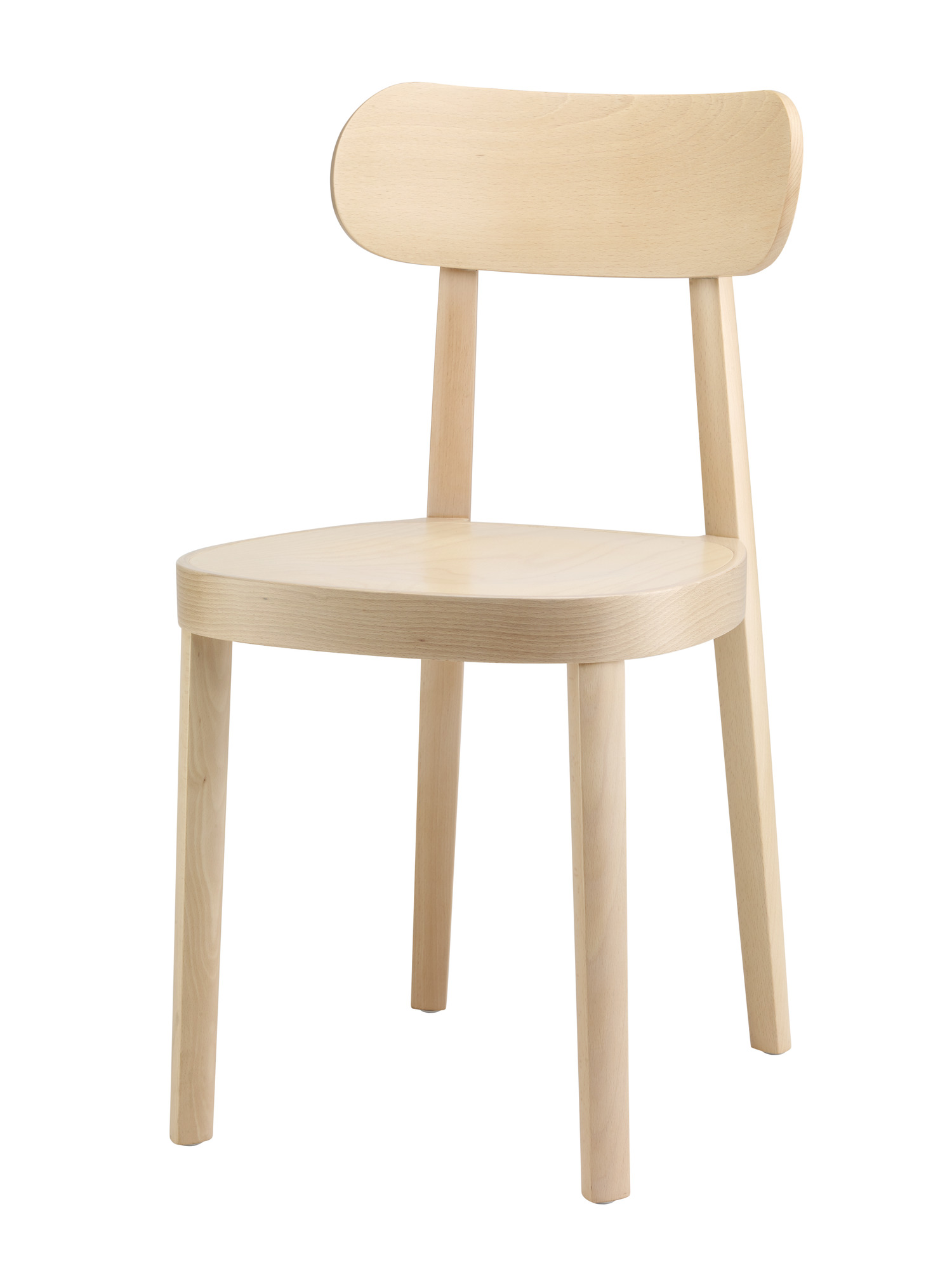 Holzstuhl 118 M von Thonet, Buche natur, klassischer Holzstuhl für Esszimmer und Wohnbereich.