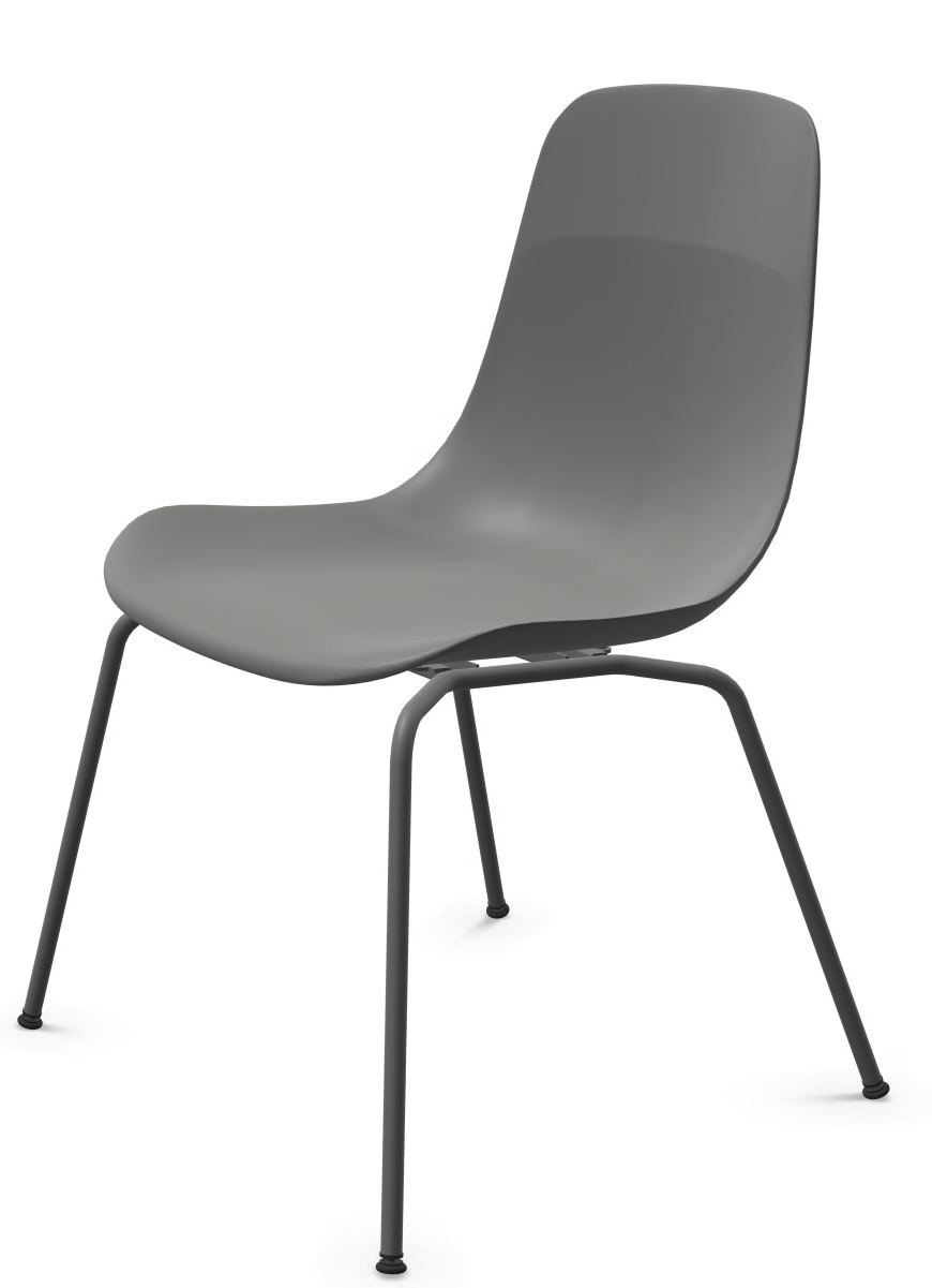 Elephantino stoel vierpotig LONDON GREY / LONDON GREY LACQUERED KRISTALIA uniek exemplaar.
