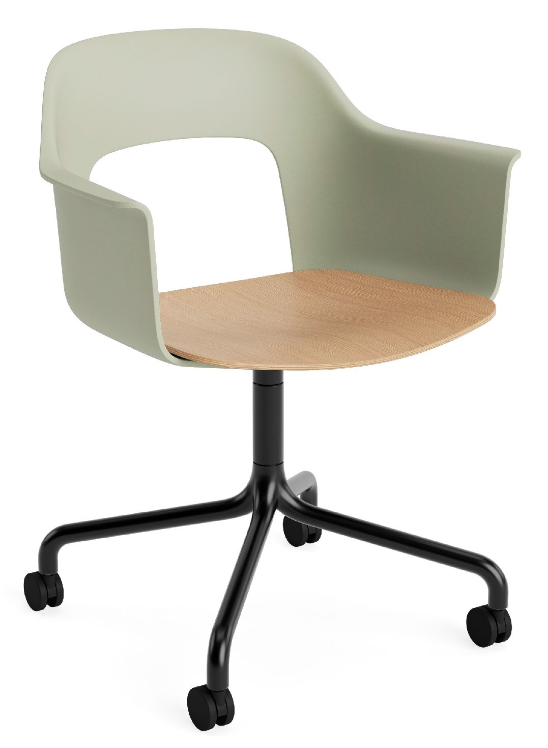 Layout fauteuil 262 met armleuningen van Hay