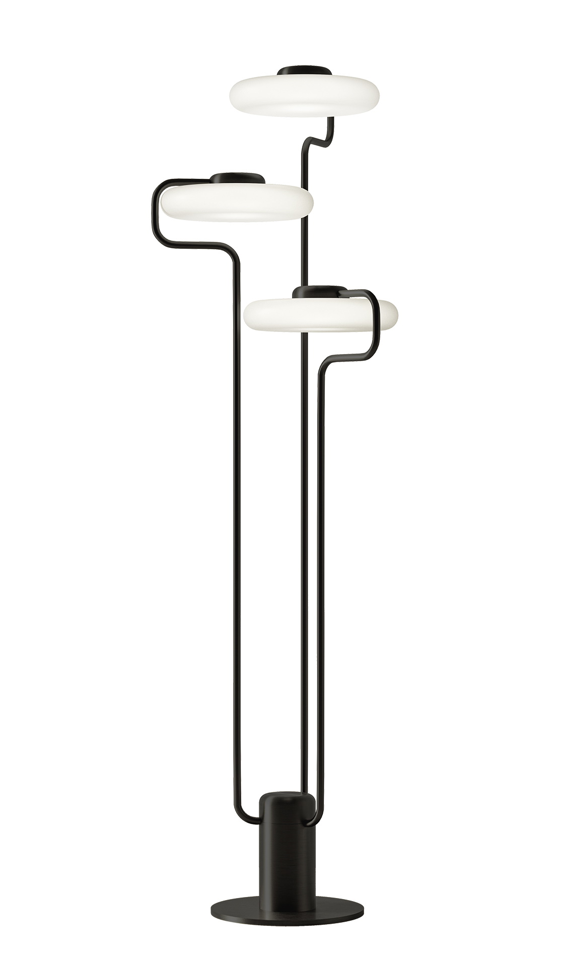 Tratto staande lamp zwart Kdln