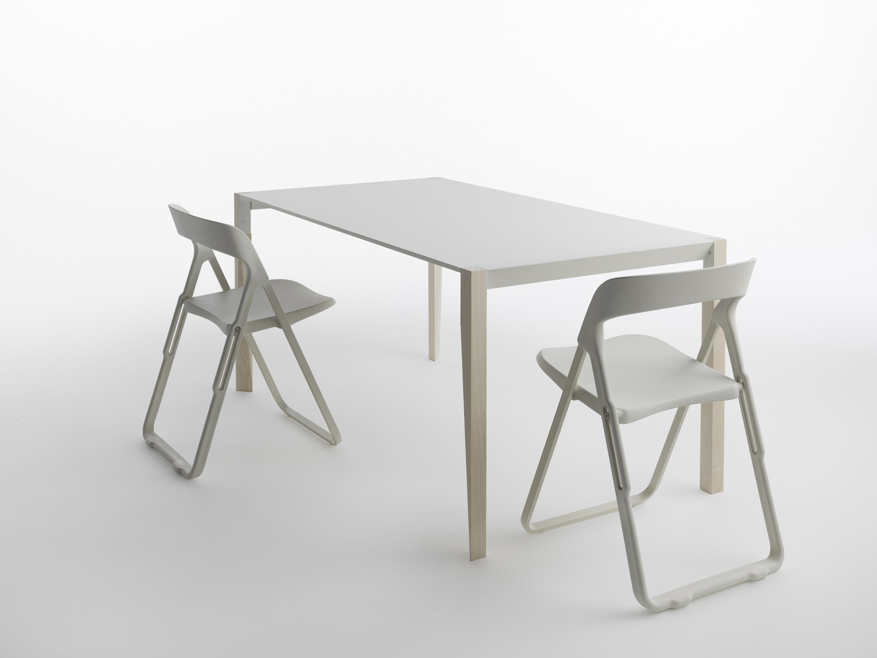 Bek klapstoel, set van 2, wit, Casamania Horm - QUICK SHIP