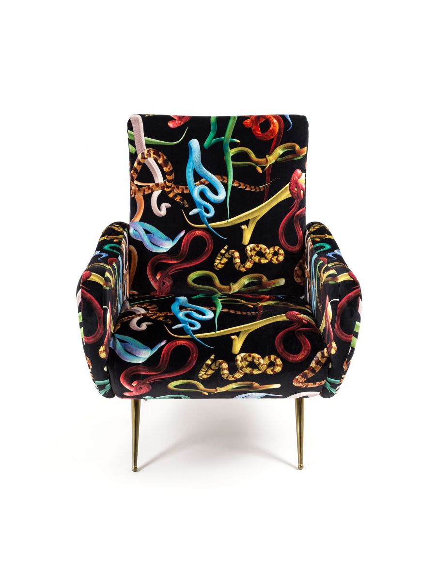 Toiletpapierfauteuil Snakes van Seletti