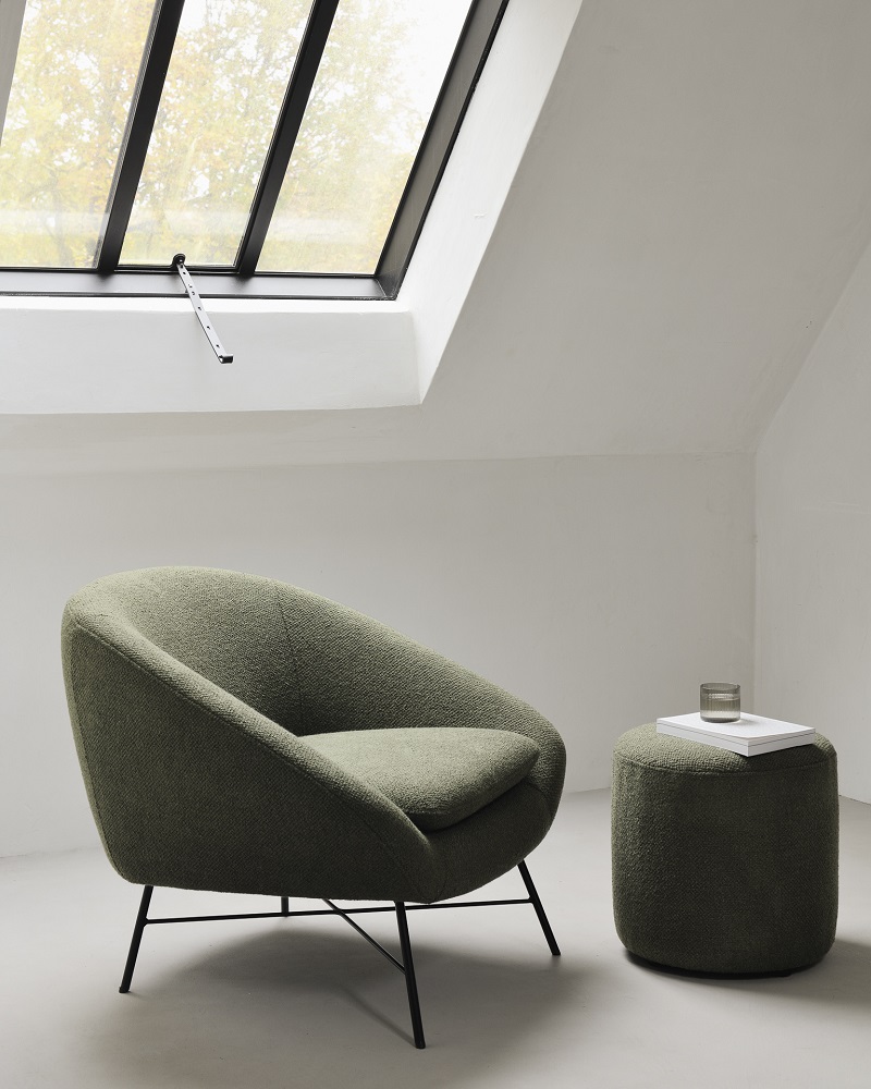 Barrow-fauteuil Ethnicraft Pine groen