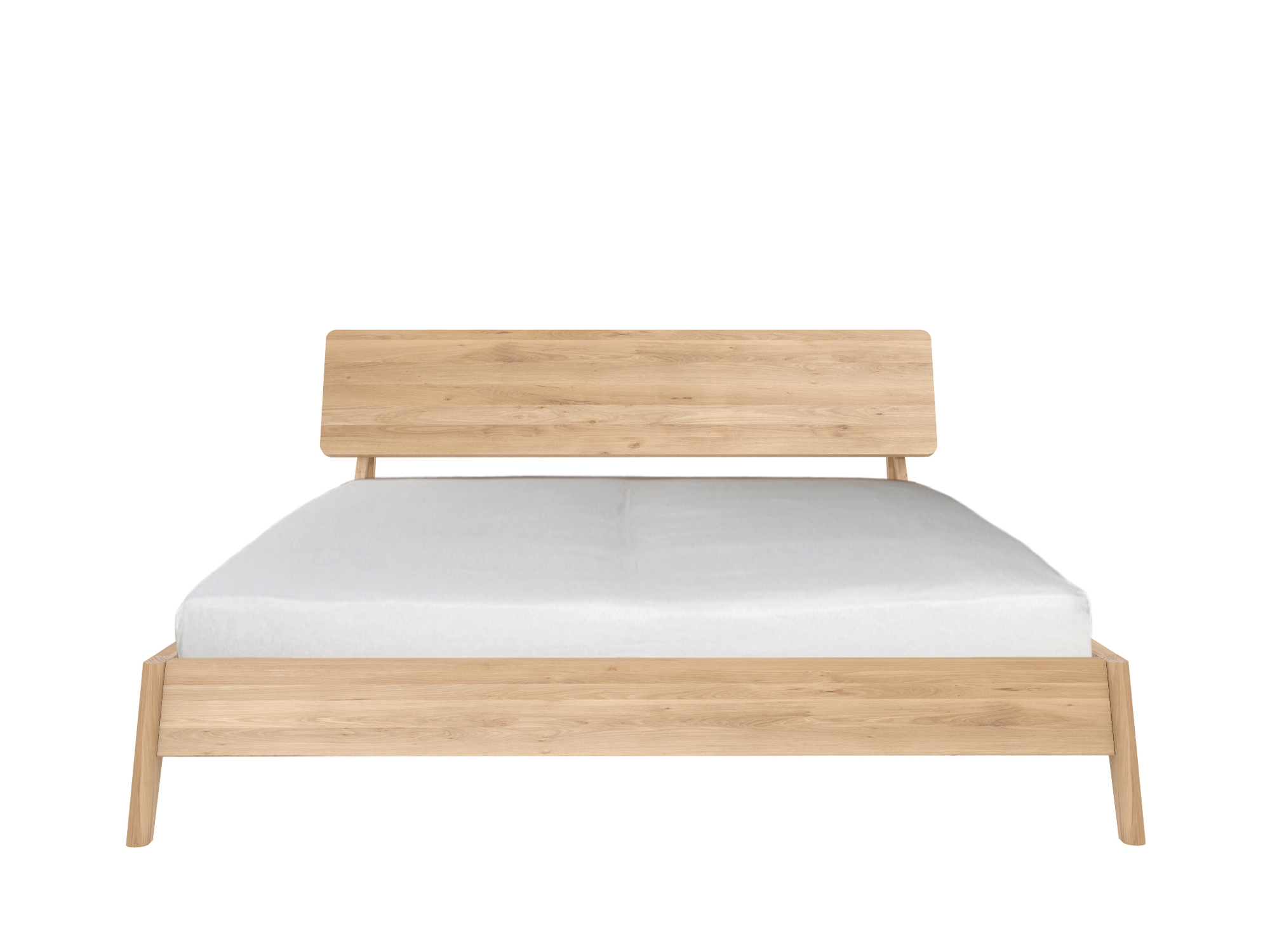 Air Bett aus Eiche, 160x200 cm von Ethnicraft. Modernes Holzbett mit schlichtem Design.