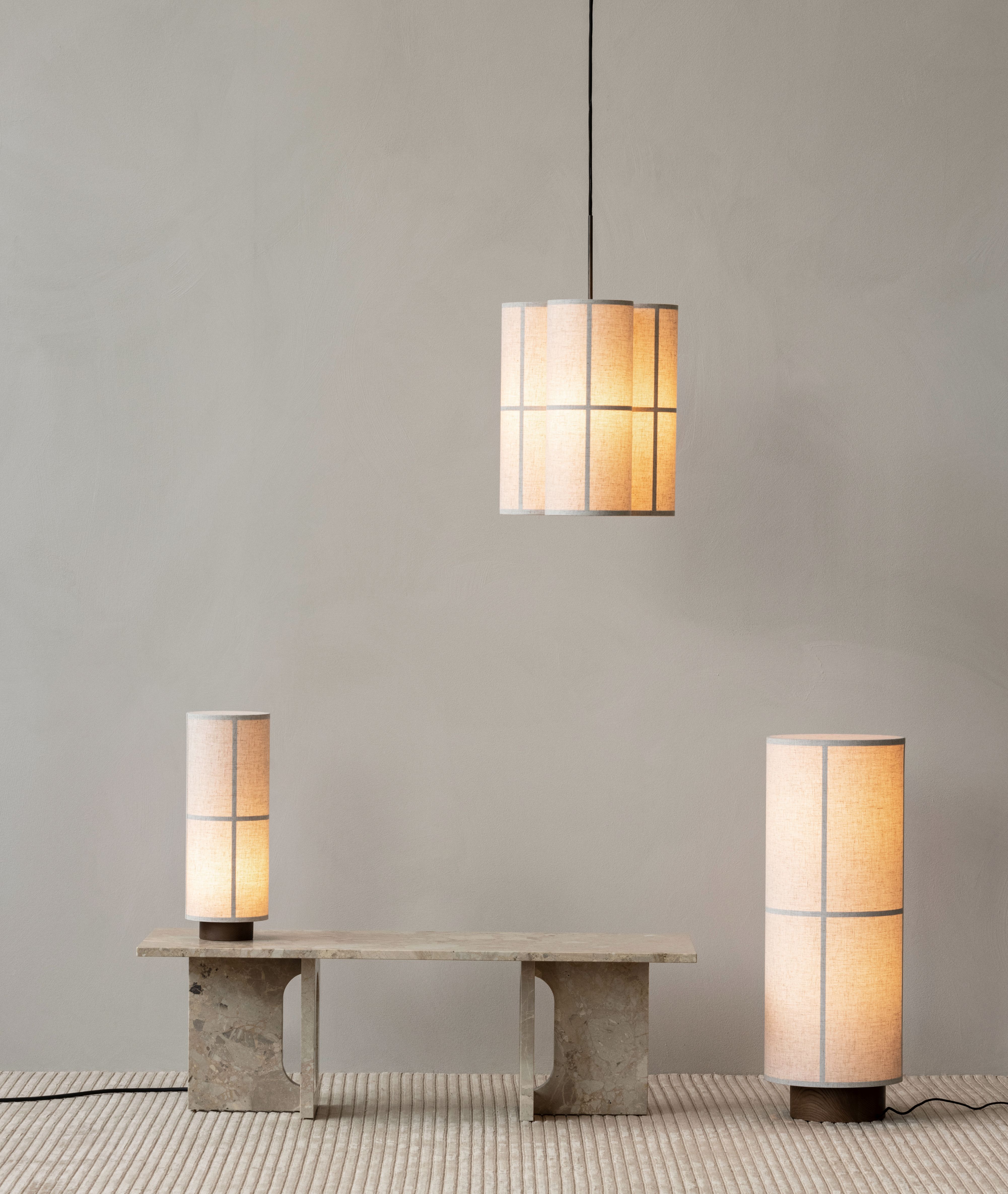 Hashira Cluster hanglamp Ø32 Raw Audo