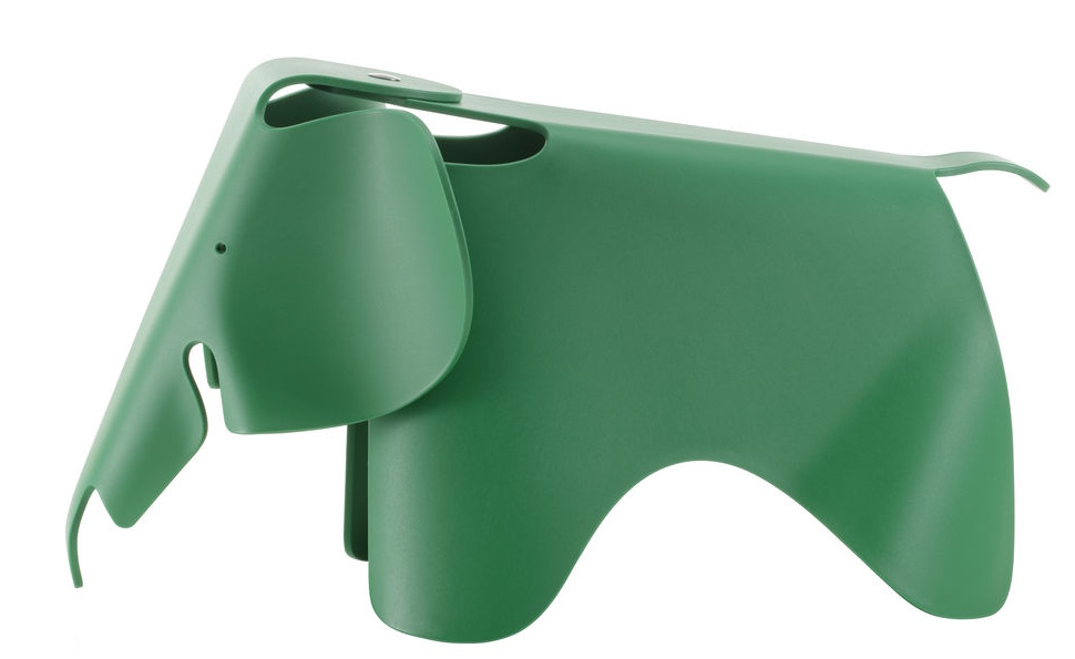 Eames Elephant-kruk RE Vitra Smaragd