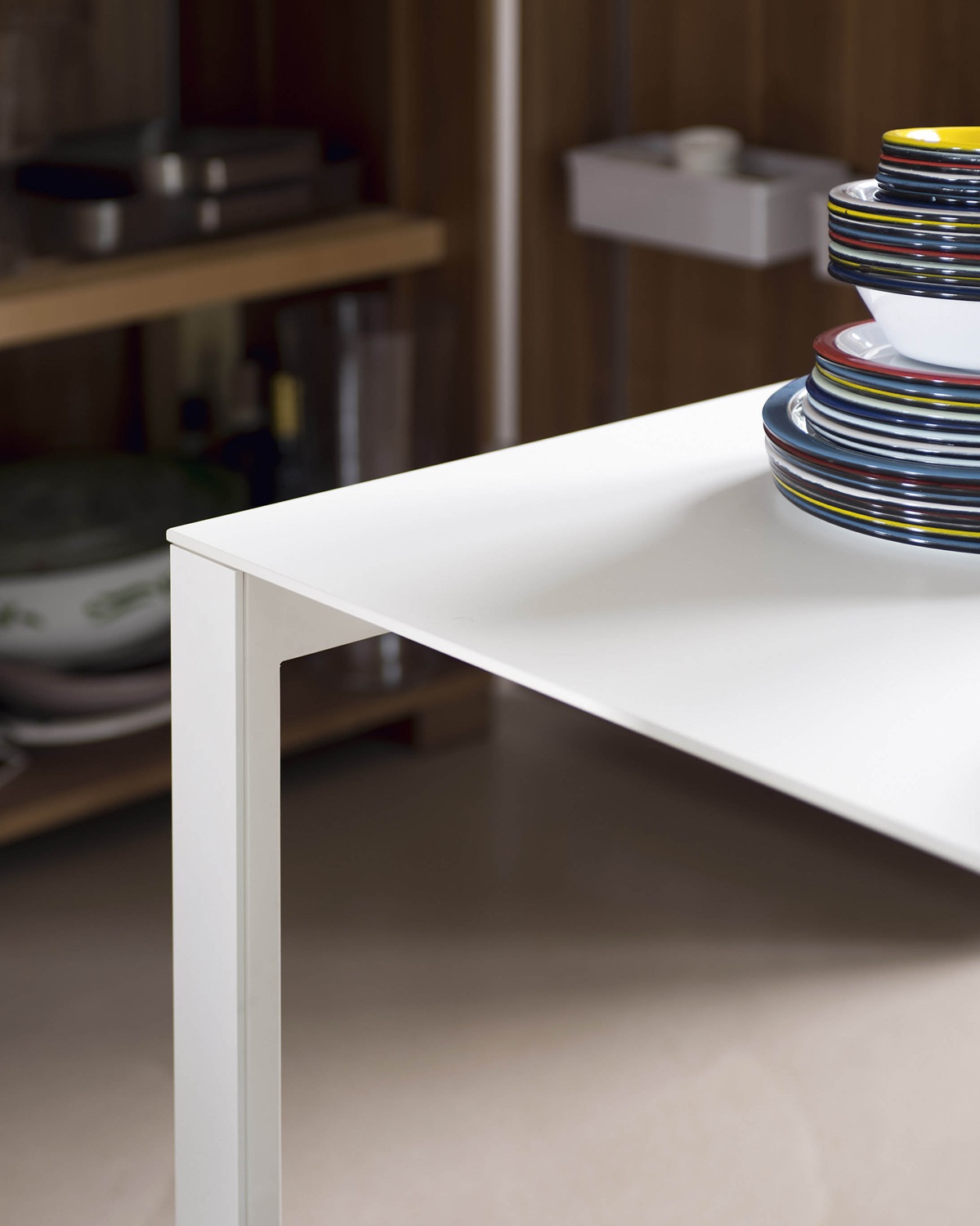Thin-K KRISTALIA uitschuifbare tafel voor binnen
