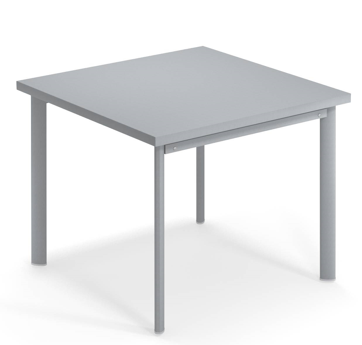 Grauer Star Tisch Outdoor von Emu, quadratisch, minimalistisches Design für Garten, Terrasse und Balkon.