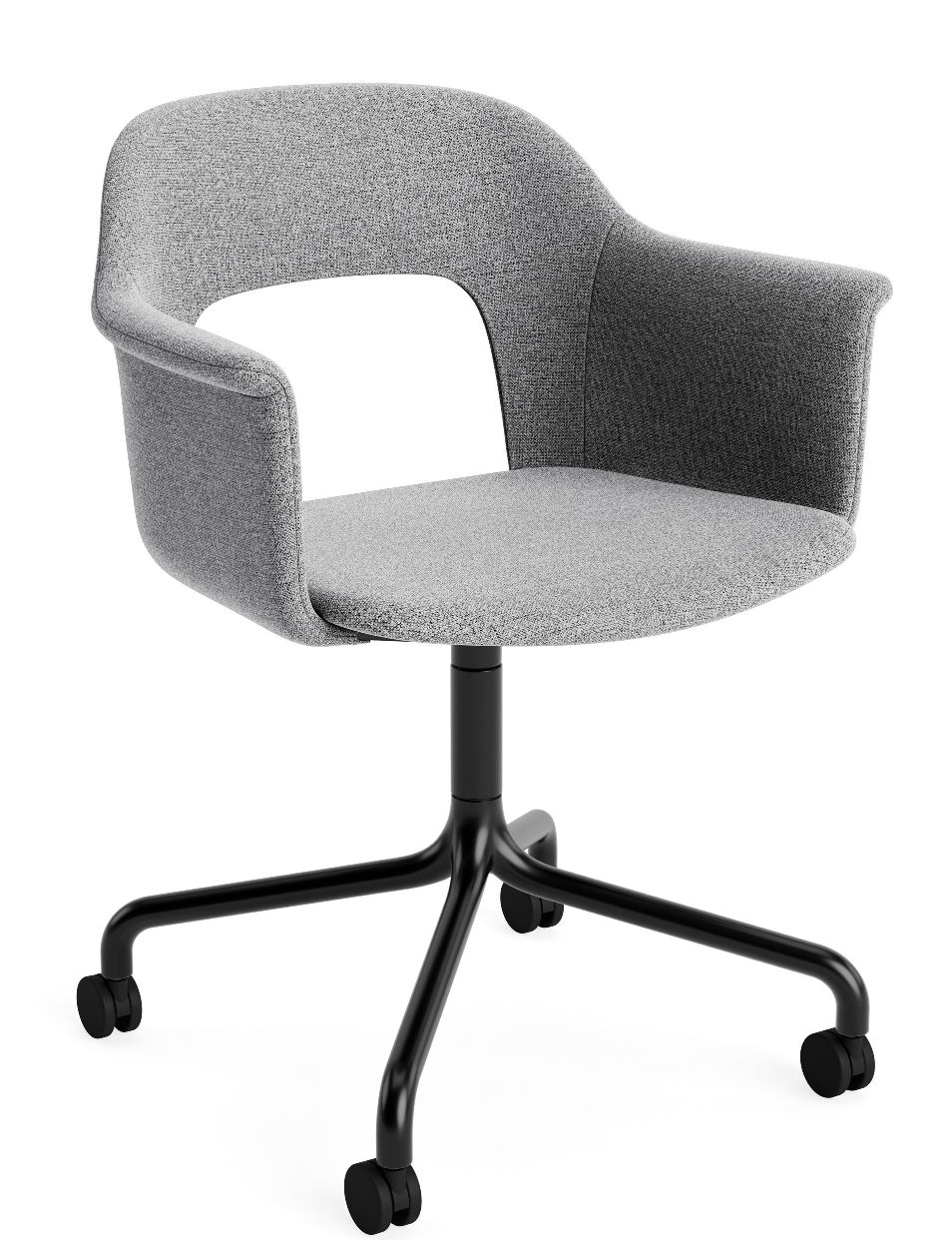 Layout fauteuil 264 met armleuningen van Hay